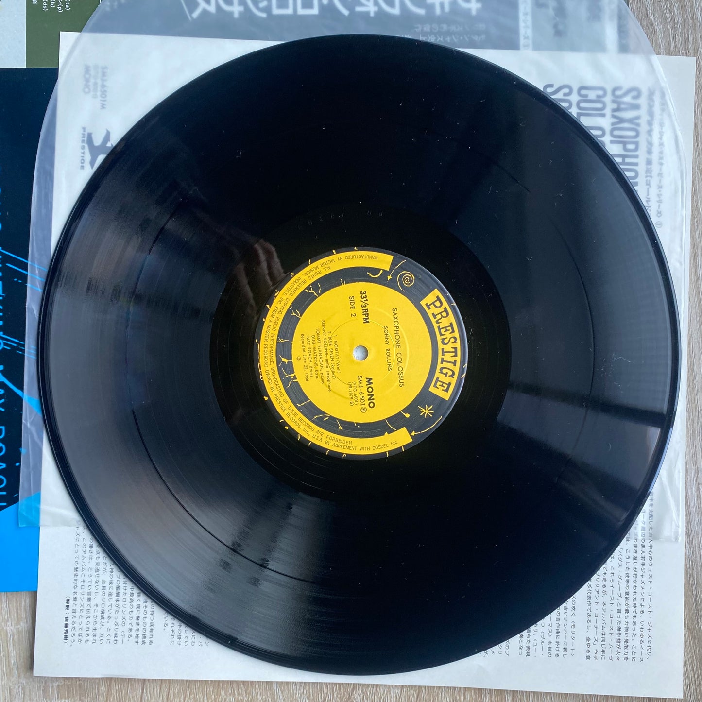 Sonny Rollins - Saxophone Colossus (LP, Album, Mono, RE)