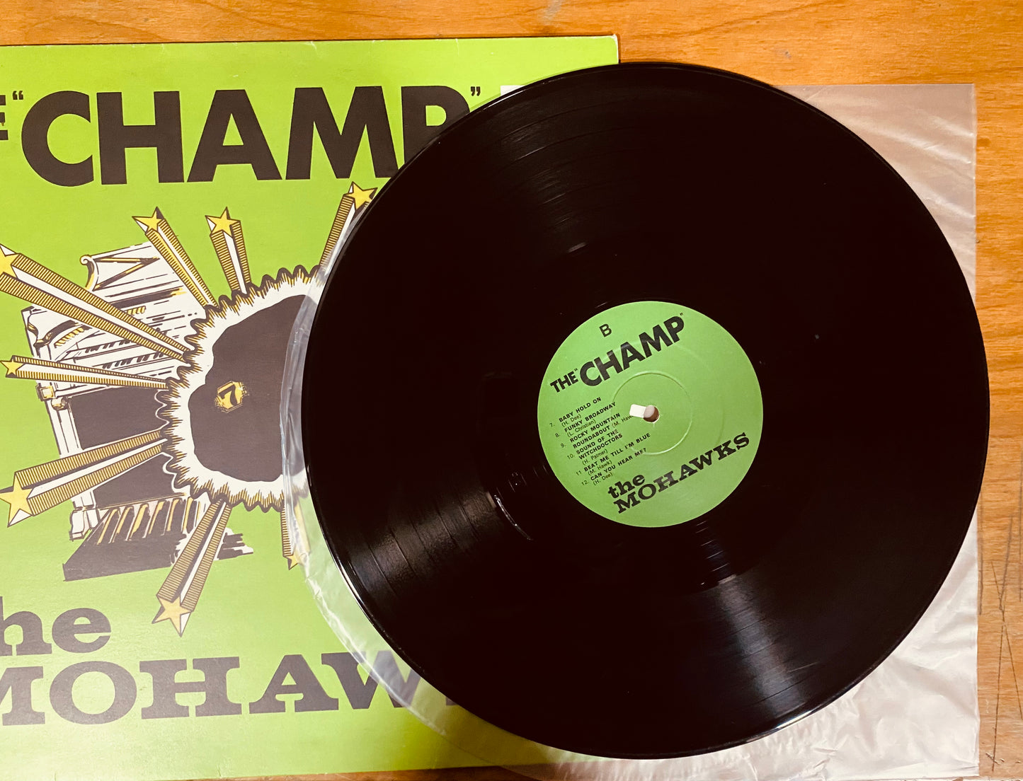 UK PRESS - The Mohawks - The Champ (LP, Album, RE) CL