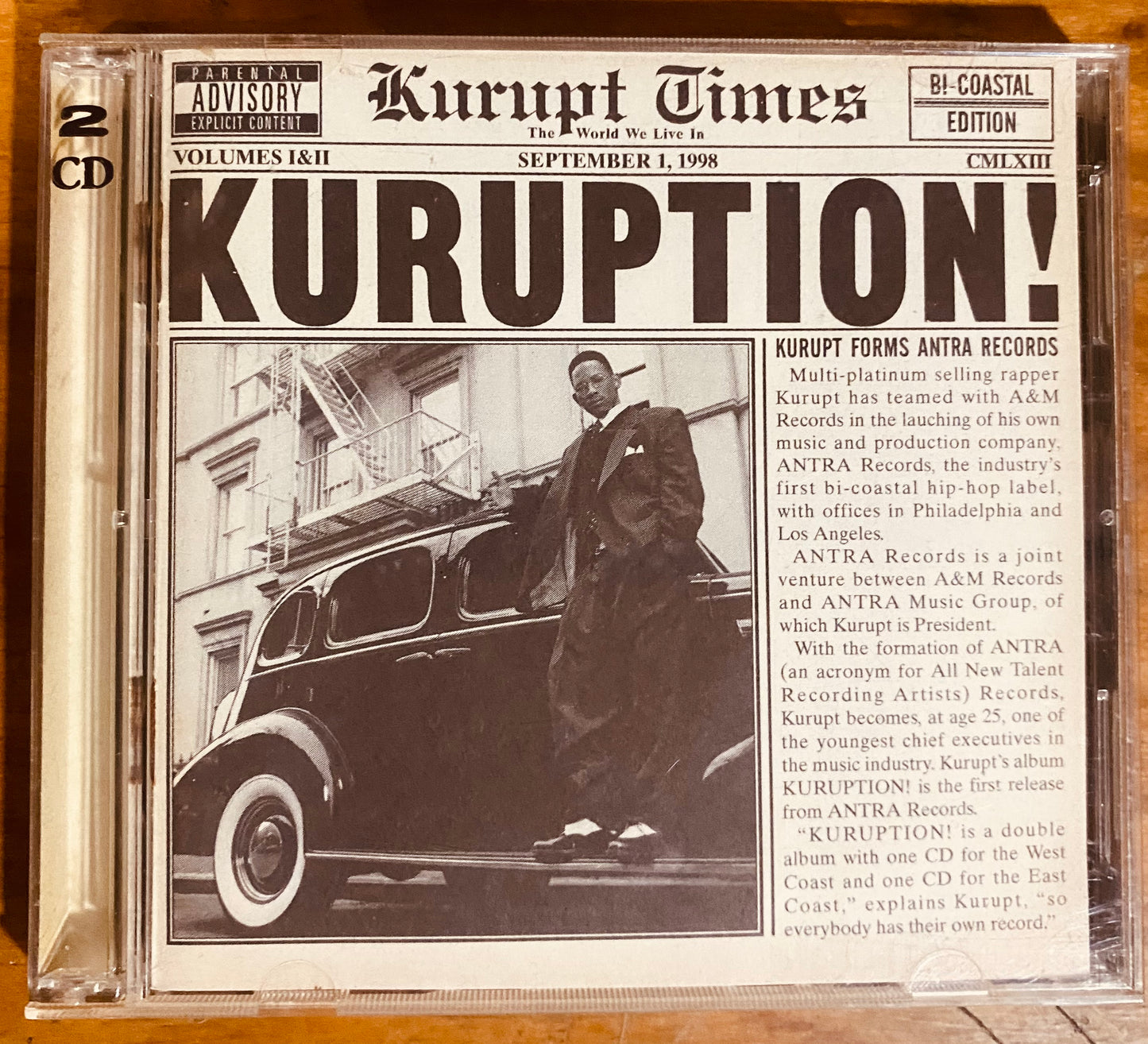 OG US - Kurupt - Kuruption! (2xCD, Album) CL