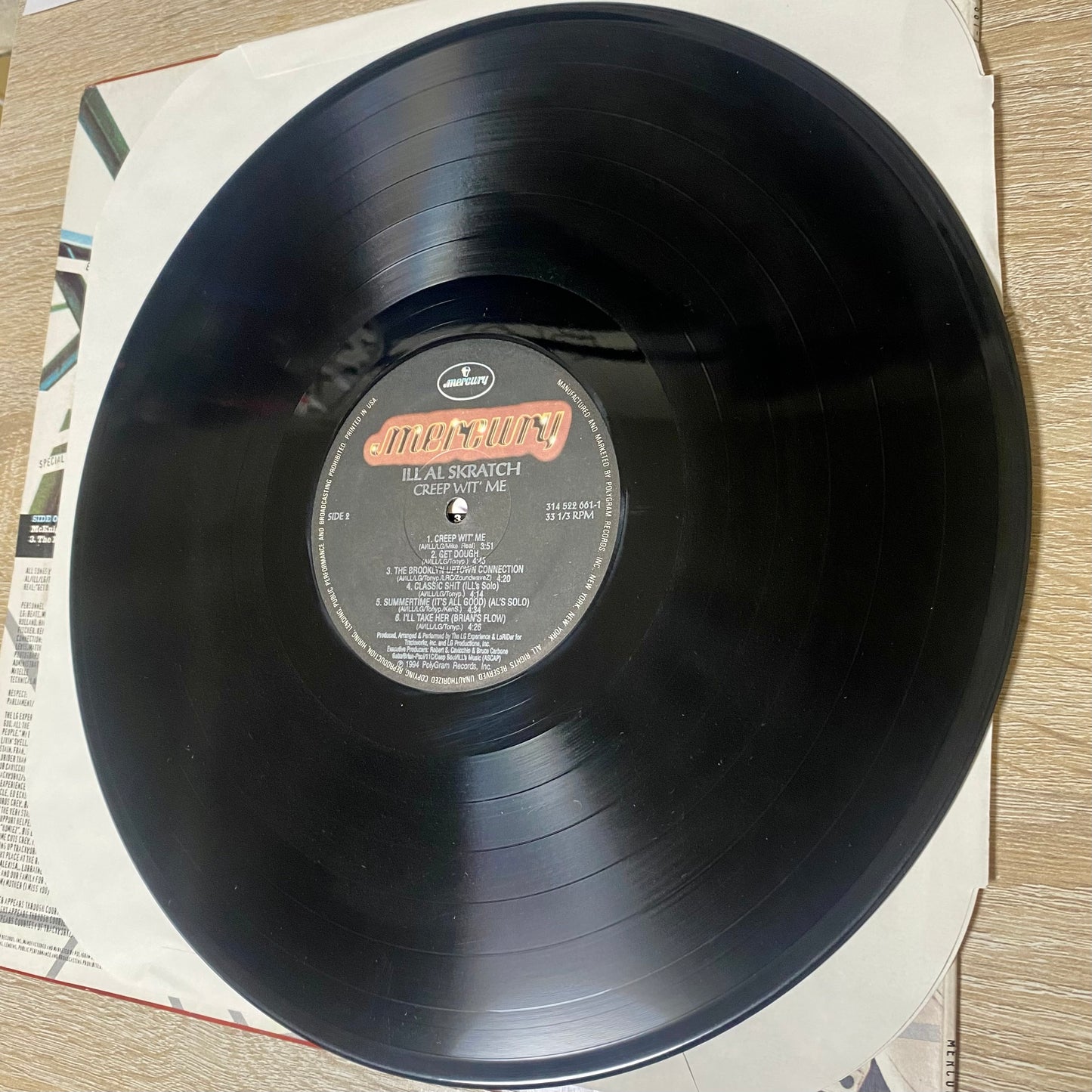 OG US - Ill Al Skratch - Creep Wit' Me (LP, Album)