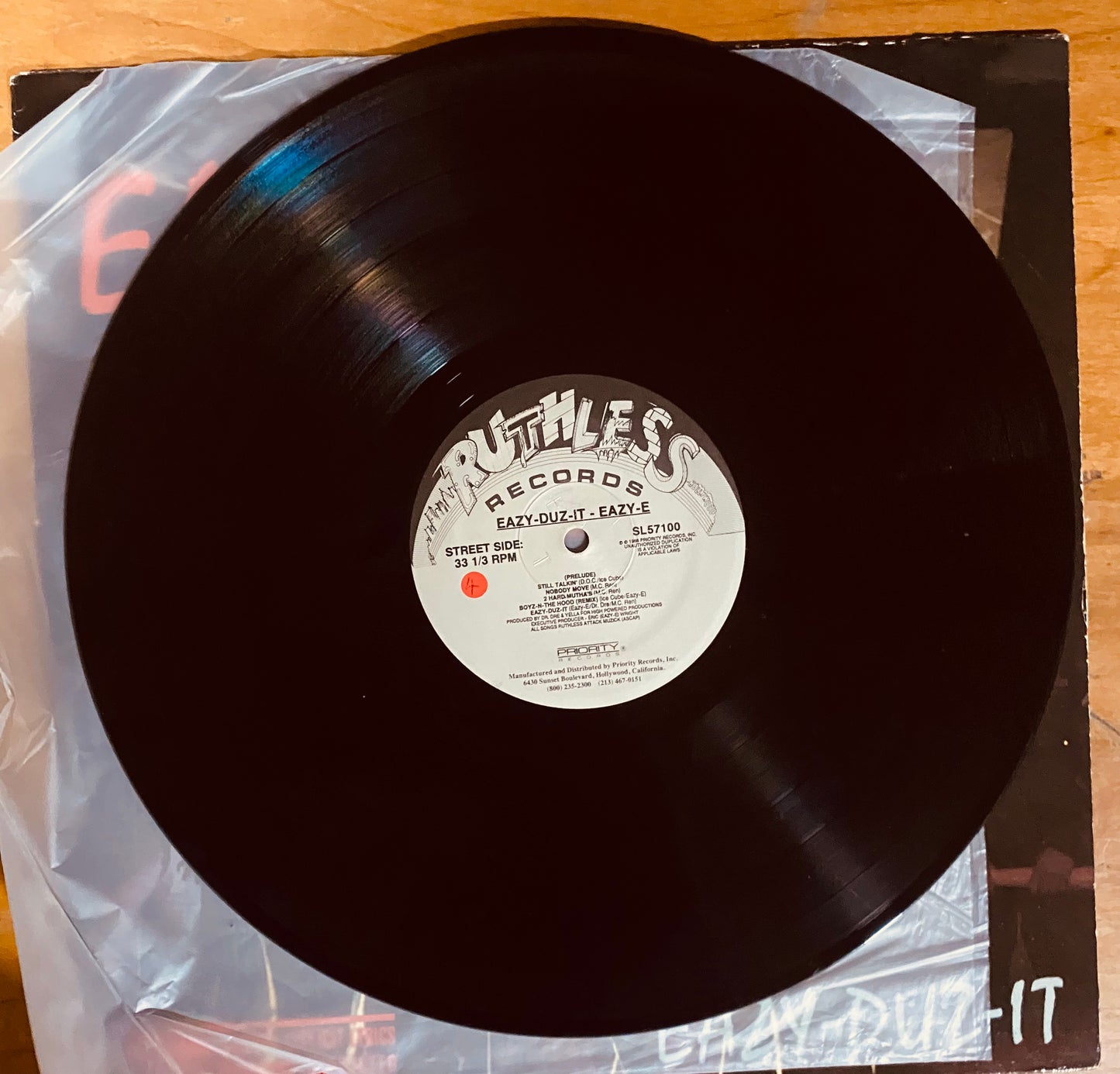 OG US - Eazy-E - Eazy-Duz-It (LP, Album) CL
