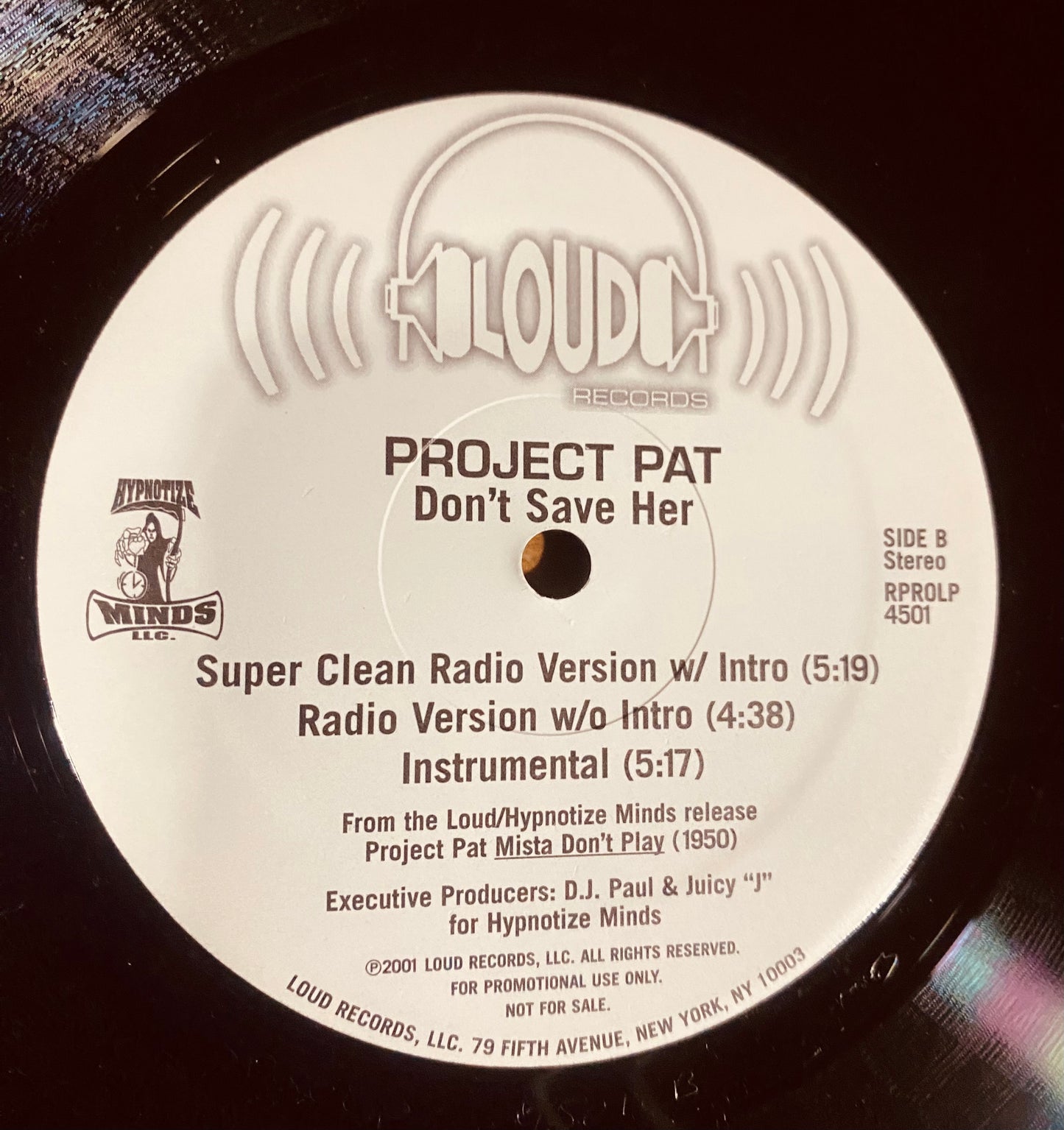 OG US - Project Pat - Don't Save Her (12", Promo)