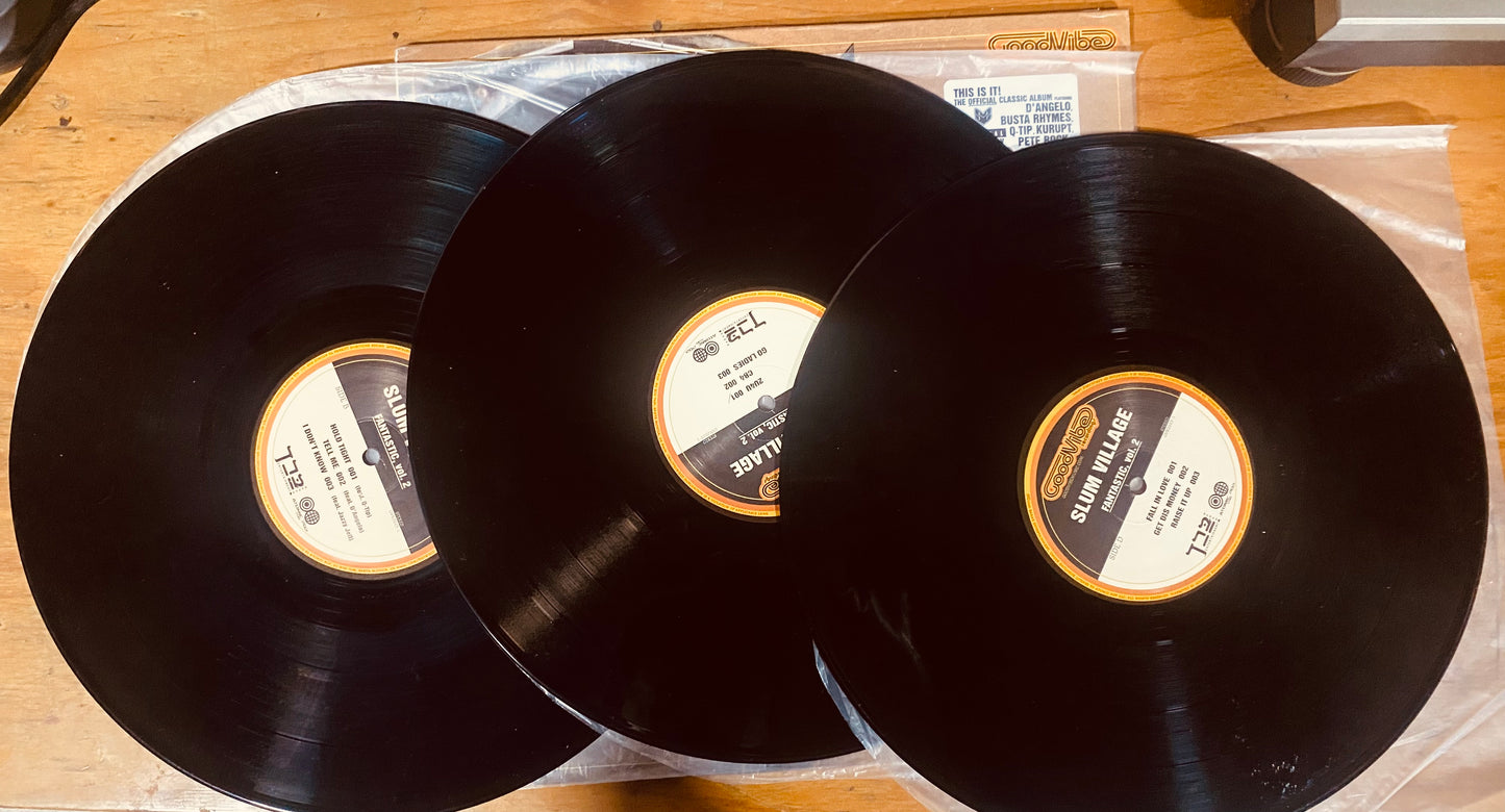 OG US - Slum Village - Fantastic, Vol. 2 (3xLP, Album) CL