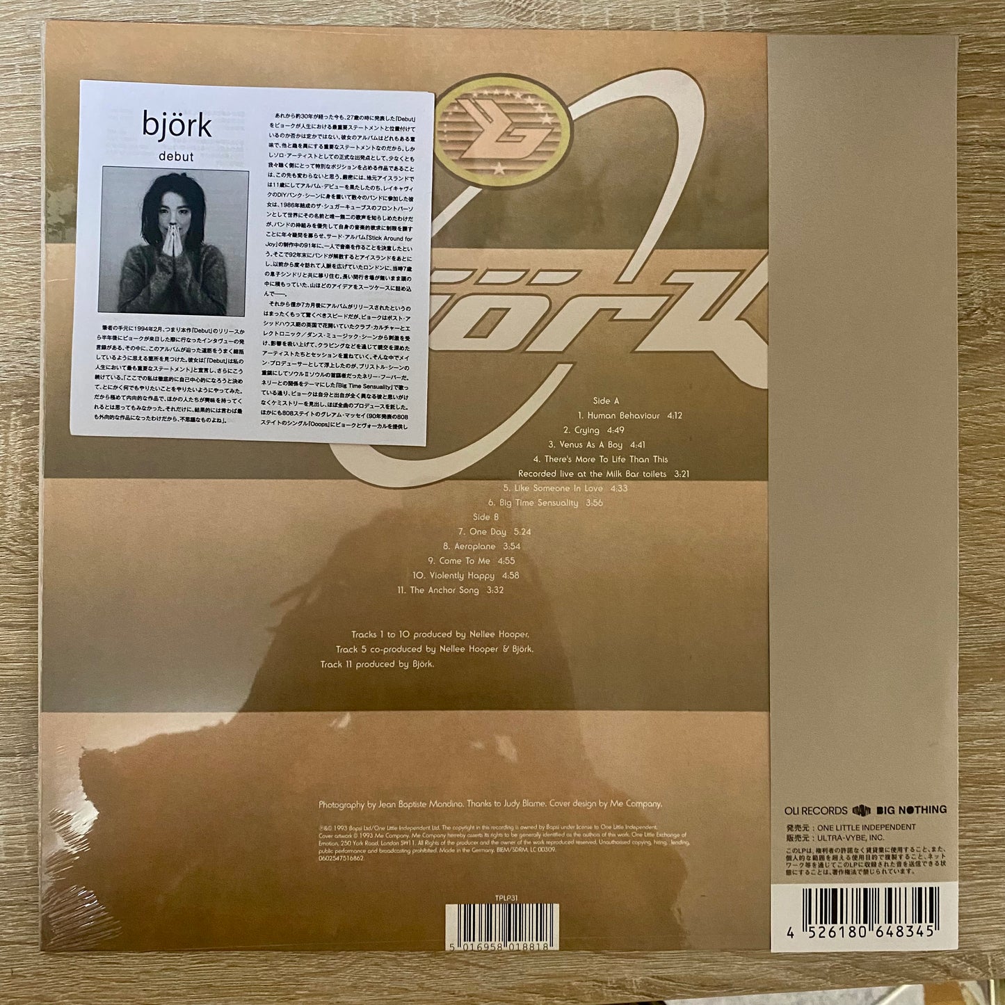 Björk - Debut (LP, Album, Ltd, RE)