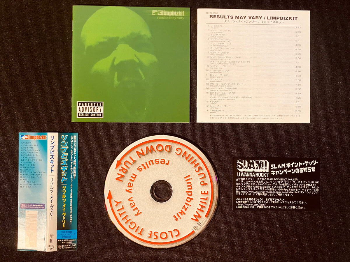 Limp Bizkit - Results May Vary (CD, Album)