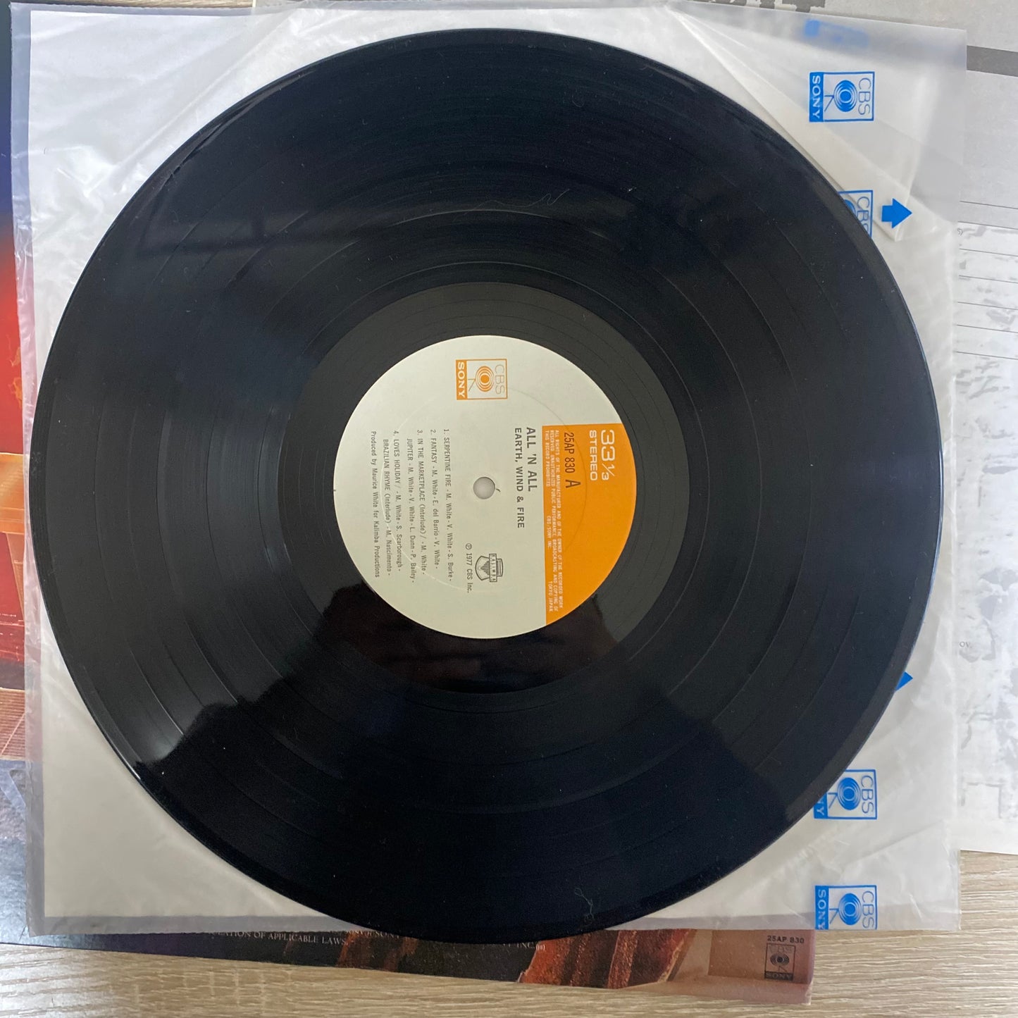 OG- Earth, Wind & Fire - All 'N All (LP, Album, Gat)