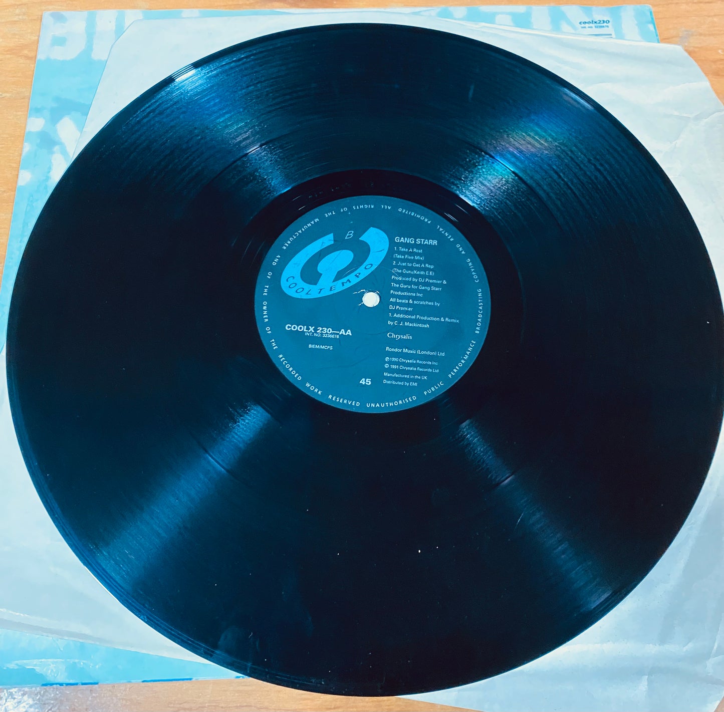 OG UK- Gang Starr - Take A Rest / Who's Gonna Take The Weight (12", Single)