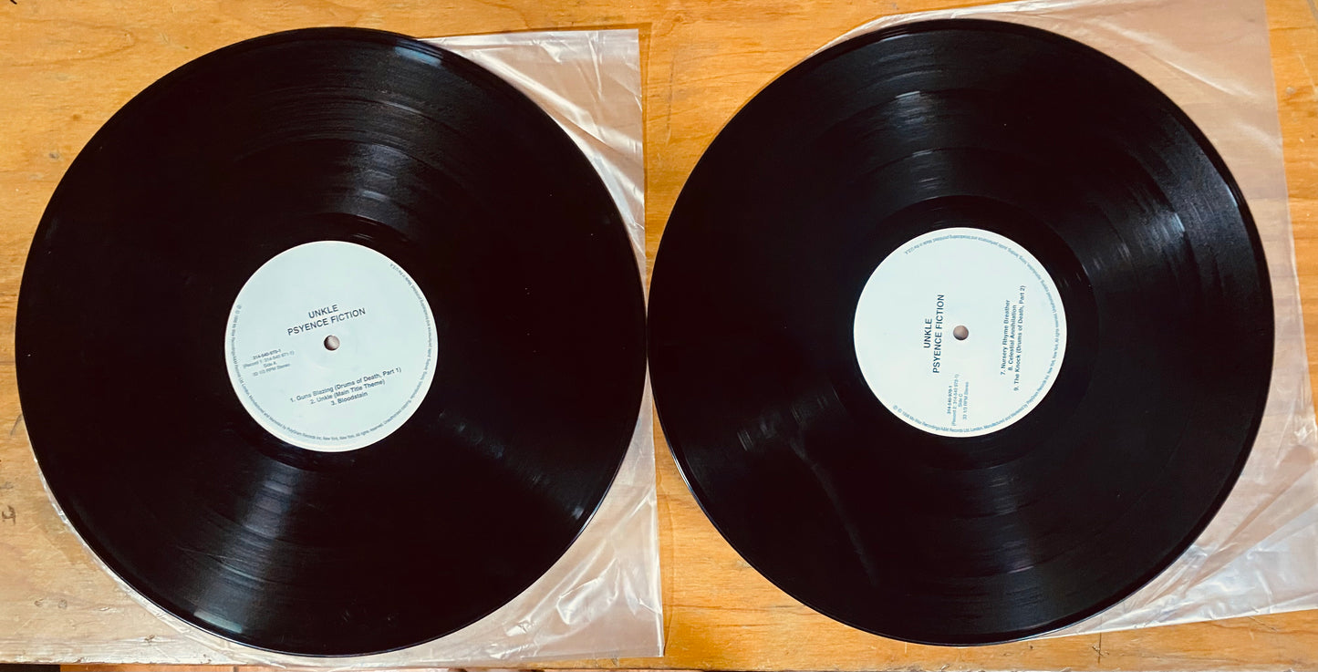 OG US - UNKLE - Psyence Fiction (2xLP, Album) CL