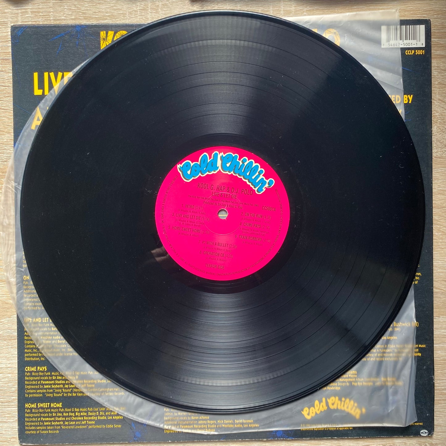 OG US - Kool G. Rap & D.J. Polo* - Live And Let Die (LP, Album)