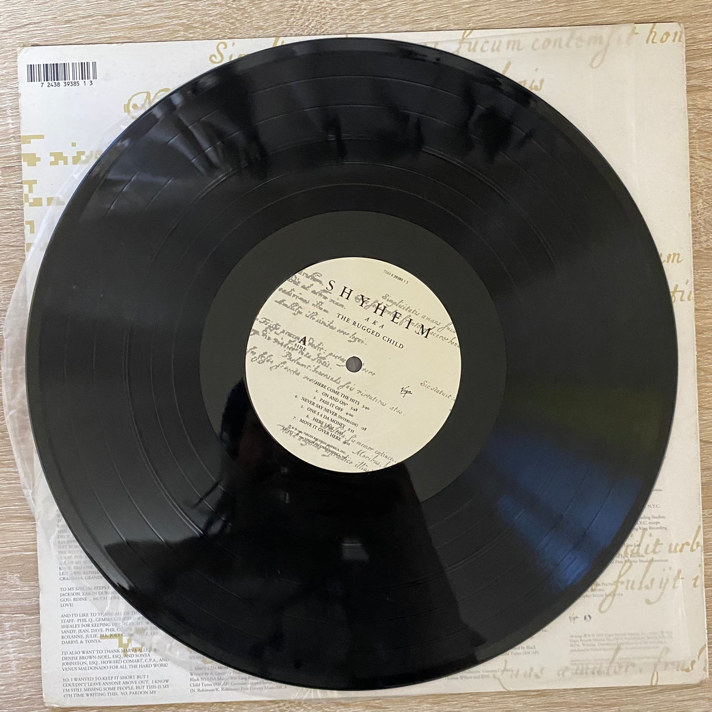 OG US - Shyheim A.K.A. The Rugged Child - Shyheim A.K.A. The Rugged Child (LP, Album)