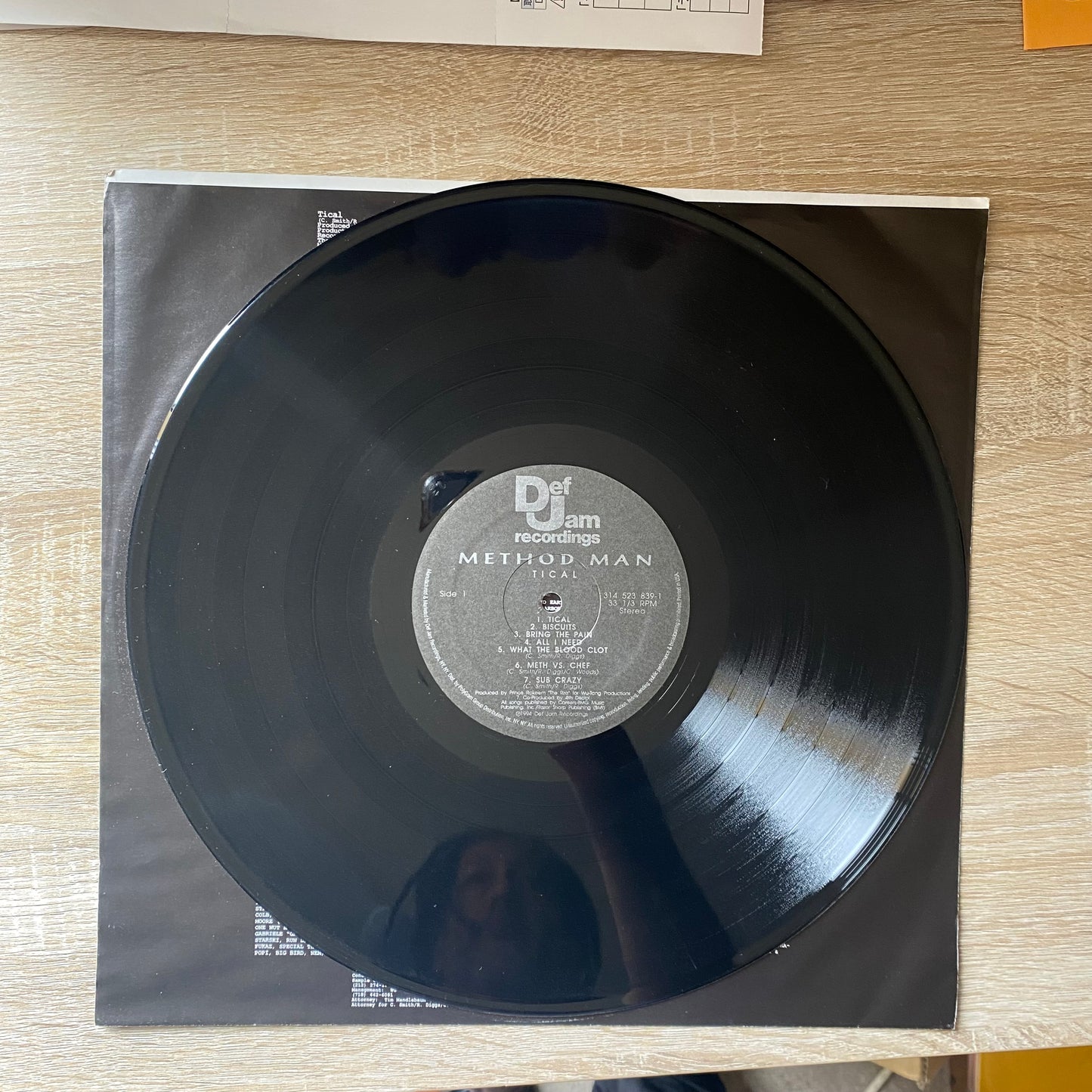 OG US - Method Man - Tical (LP, Album)