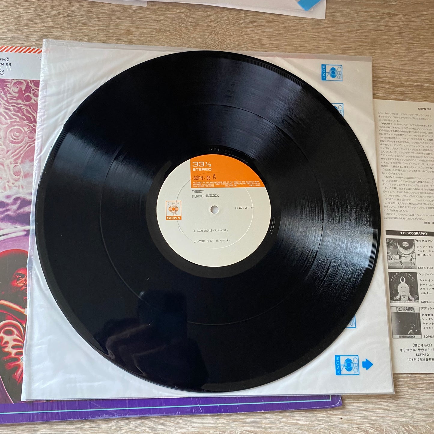 OG JP -Herbie Hancock - Thrust (LP, Album)