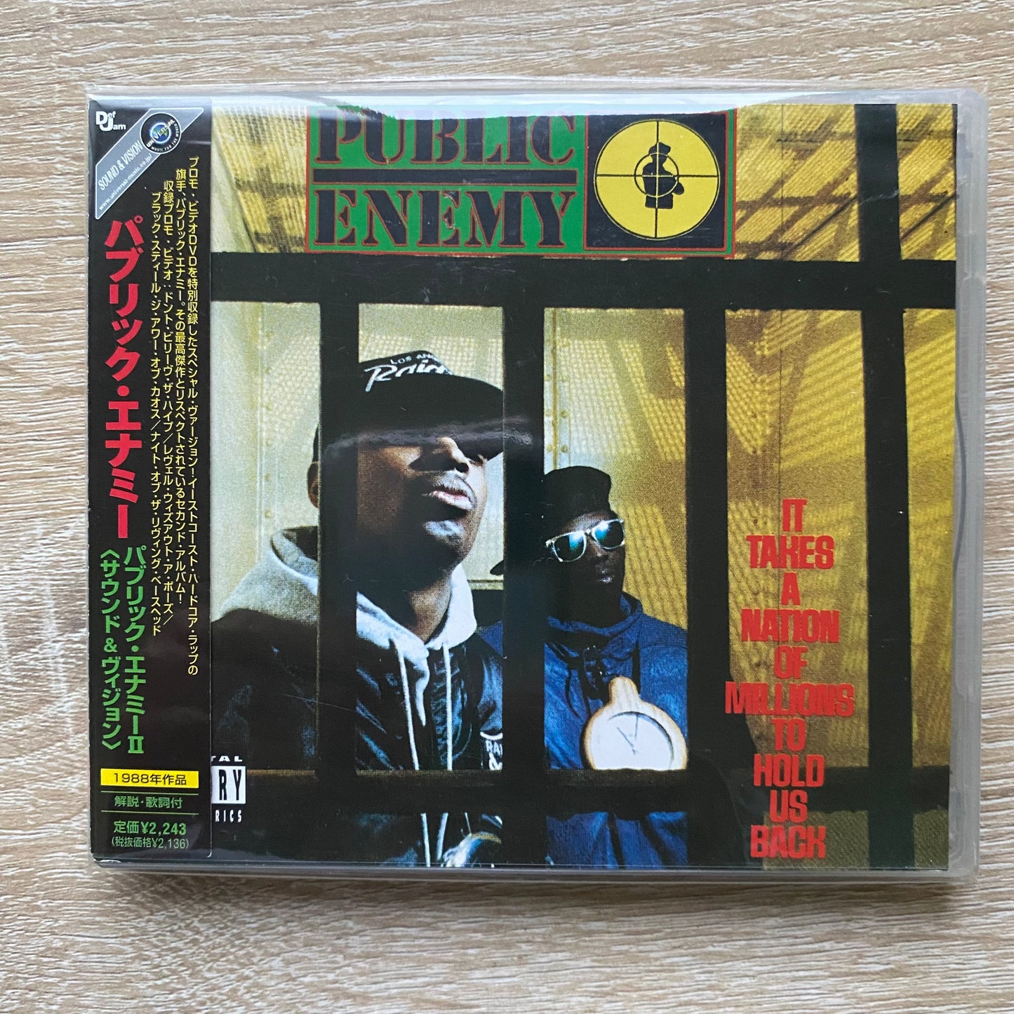 Public Enemy - It Takes A Nation Of Millions To Hold Us Back (CD, Album, RE + DVD-V, NTSC)
