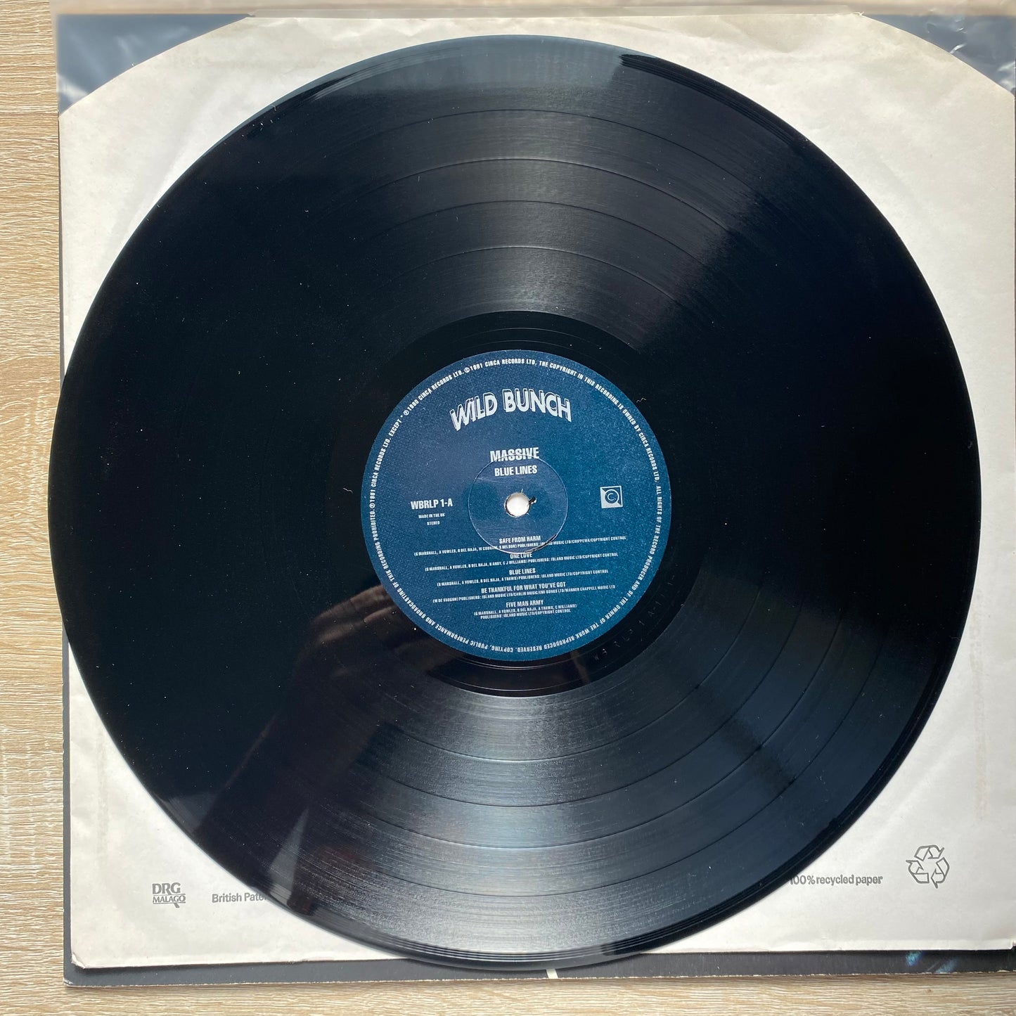 OG EU - Massive Attack - Blue Lines (LP, Album)