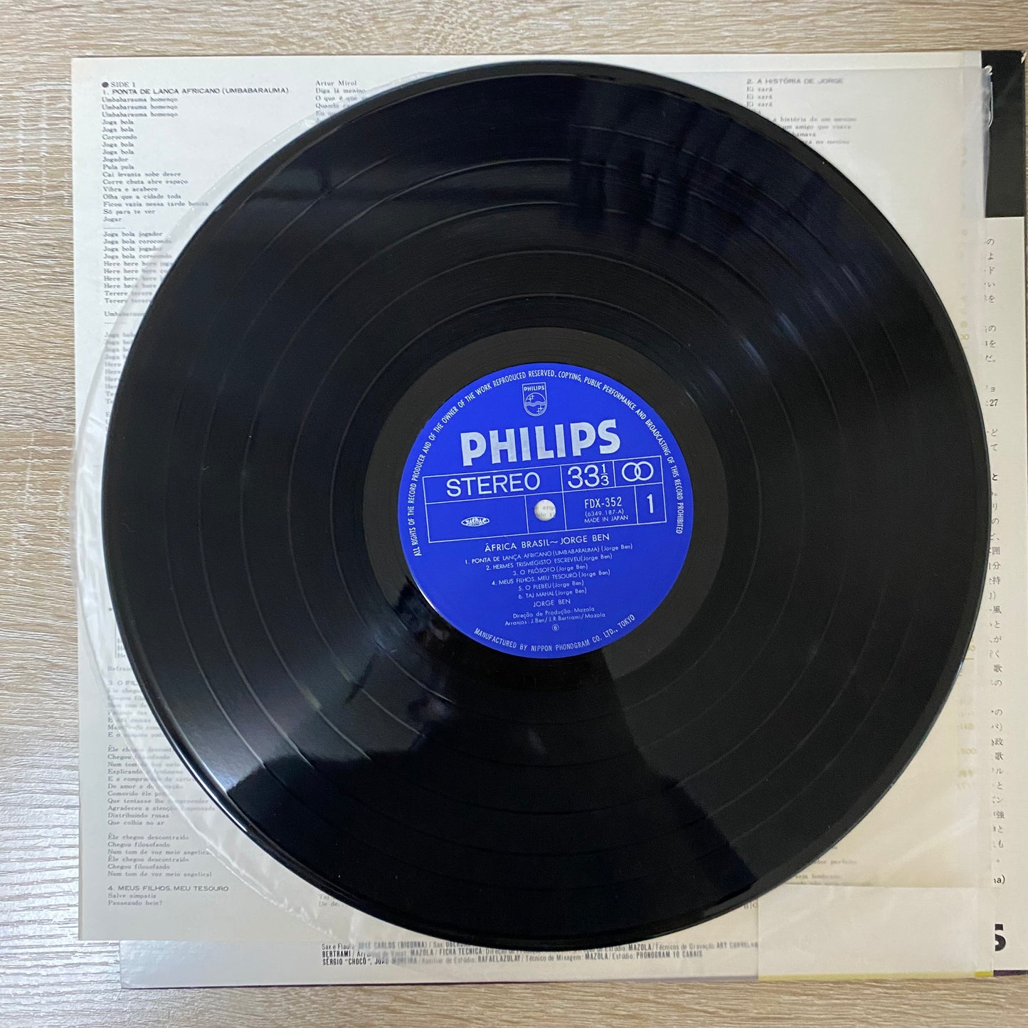 Jorge Ben - África Brasil (LP, Album)