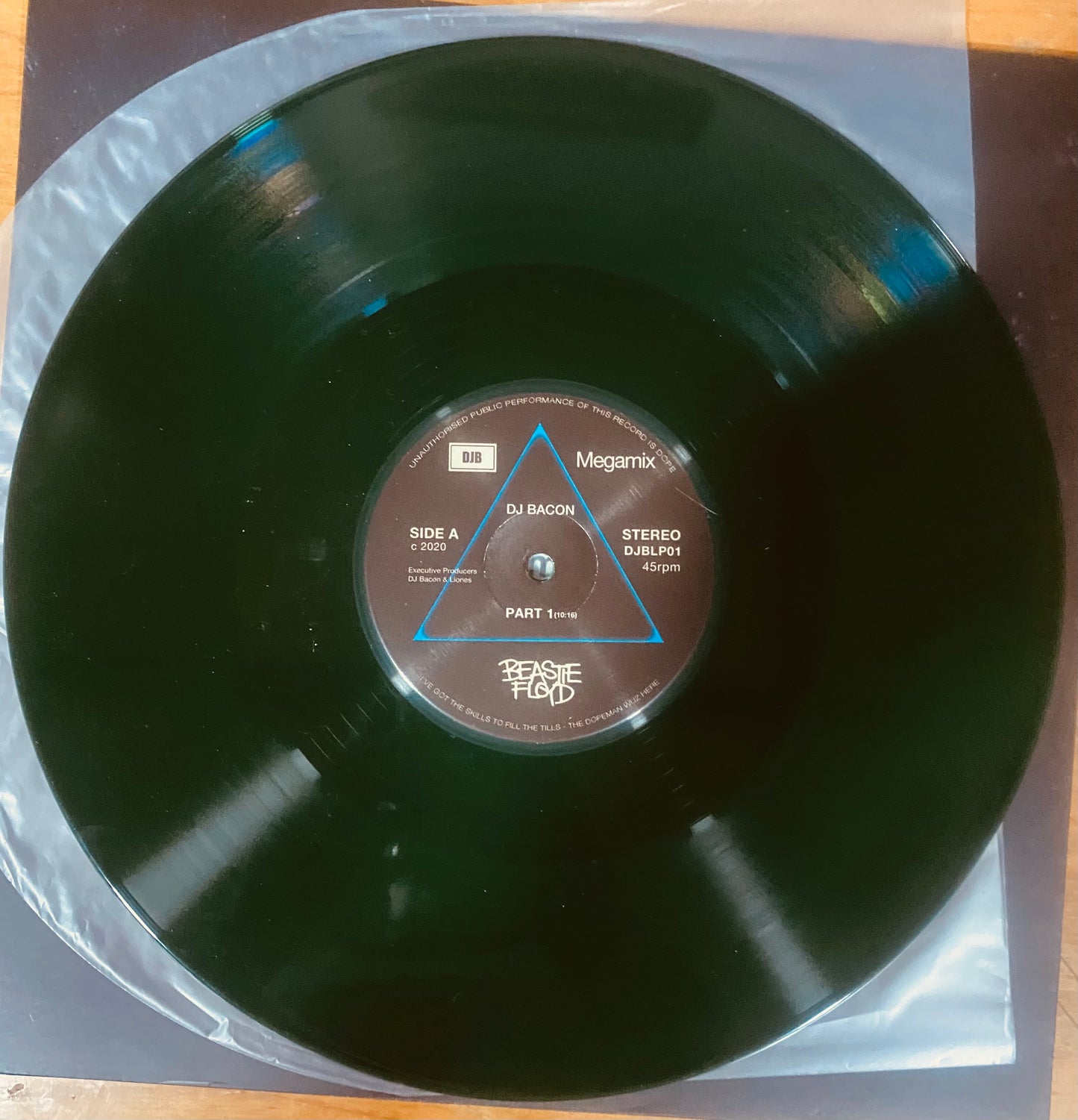 OG AUSTRALIA - DJ Bacon - Beastie Floyd (LP, Promo, RP, Gre) CL