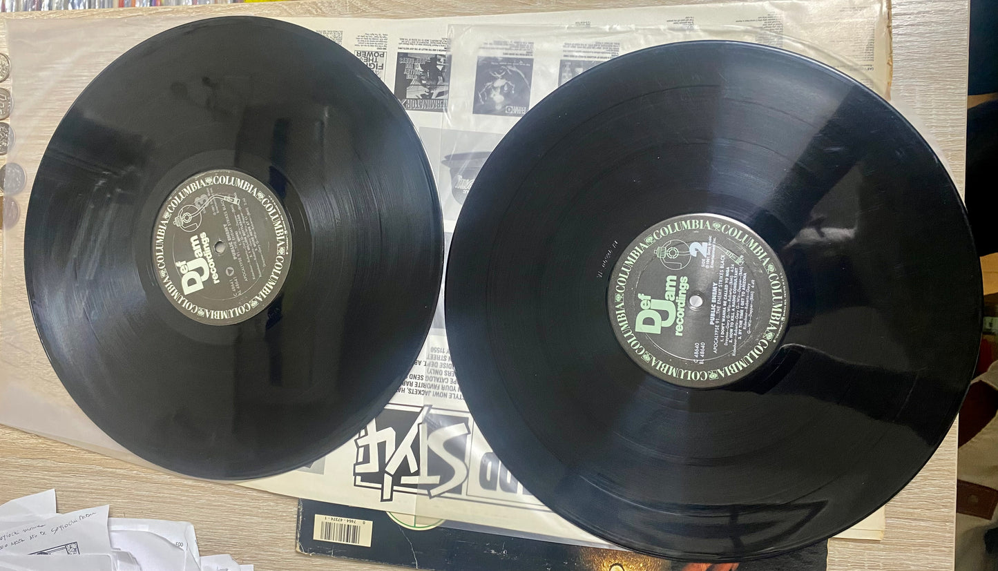 OG- Public Enemy - Apocalypse 91... The Enemy Strikes Black (2xLP, Album)