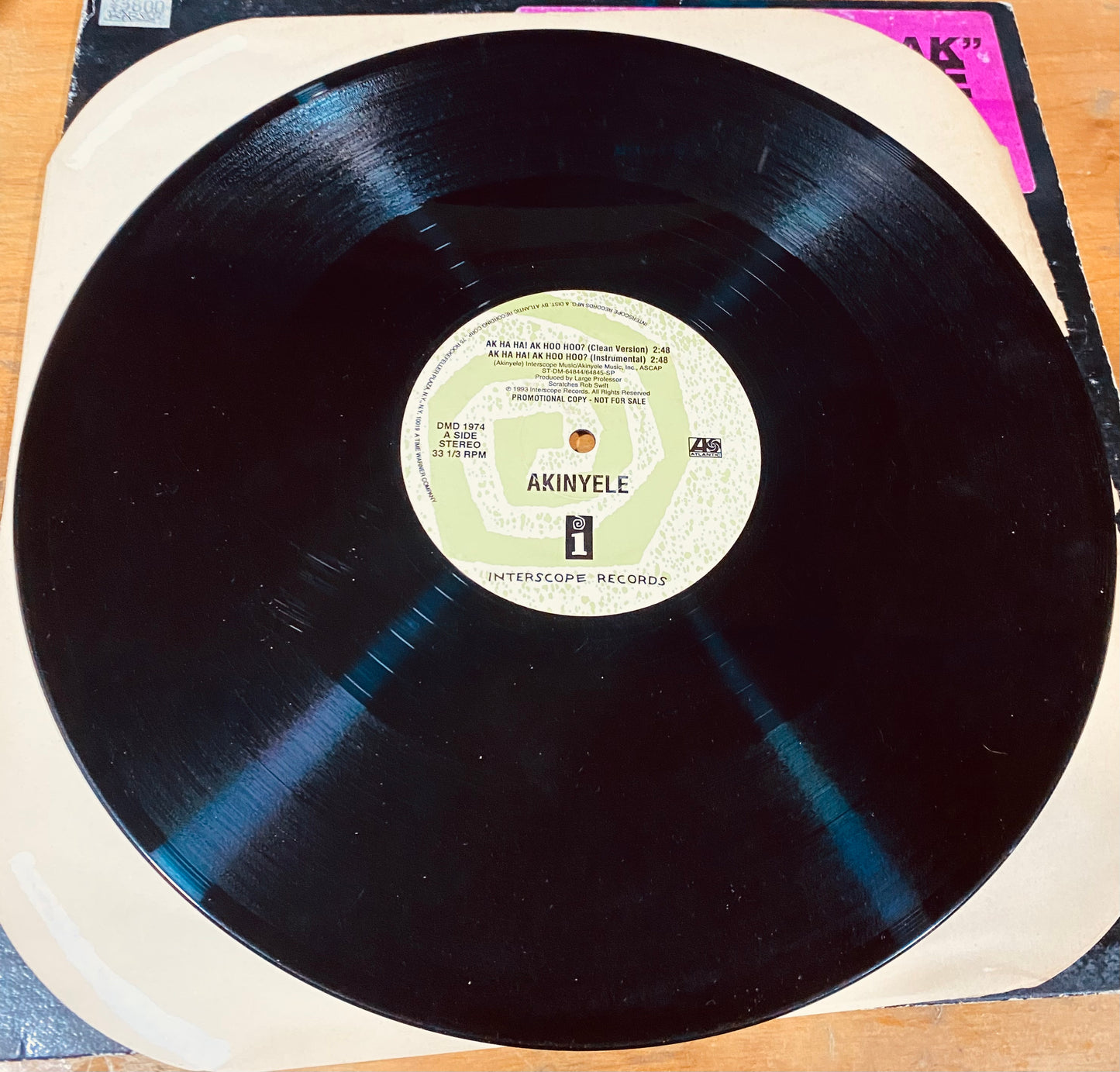 OG US PROMO- Akinyele - Ak Ha Ha! Ak Hoo Hoo? (12", Promo)