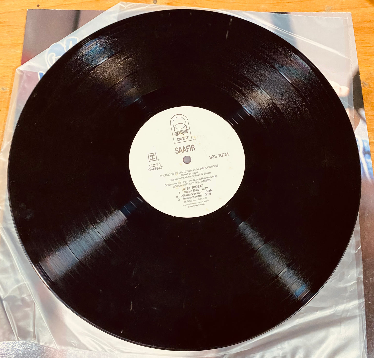 OG US - Saafir - Just Riden' (12")