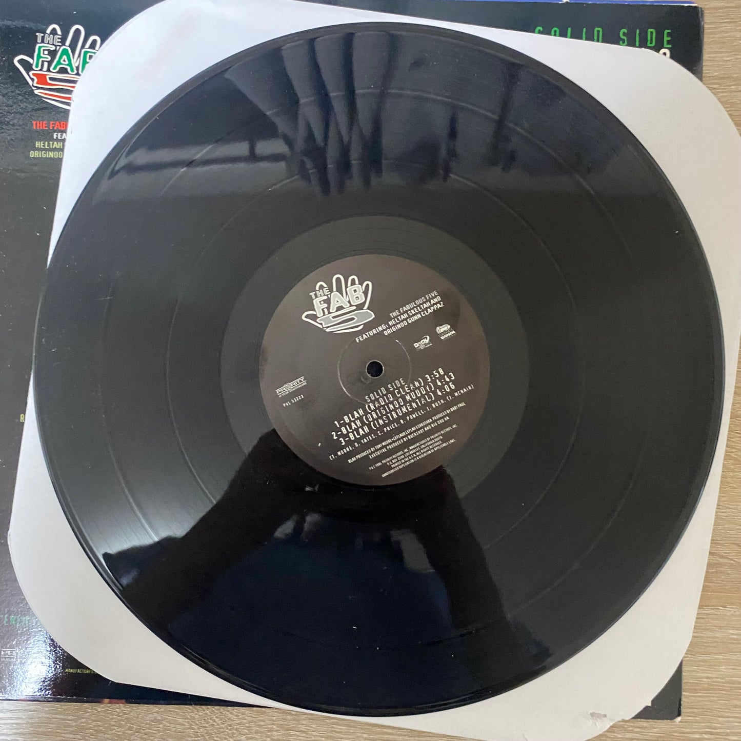 OG US - The Fabulous Five Featuring Heltah Skeltah And Originoo Gunn Clappaz* - Blah / Leflah (12", Single)