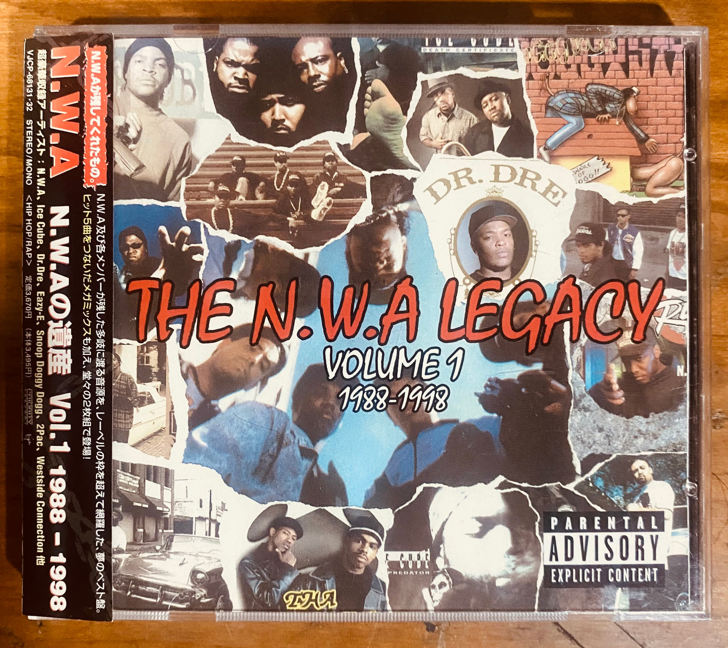 OG JAPON - Various - The N.W.A Legacy Volume 1 1988 - 1998 (2xCD, Comp) CL