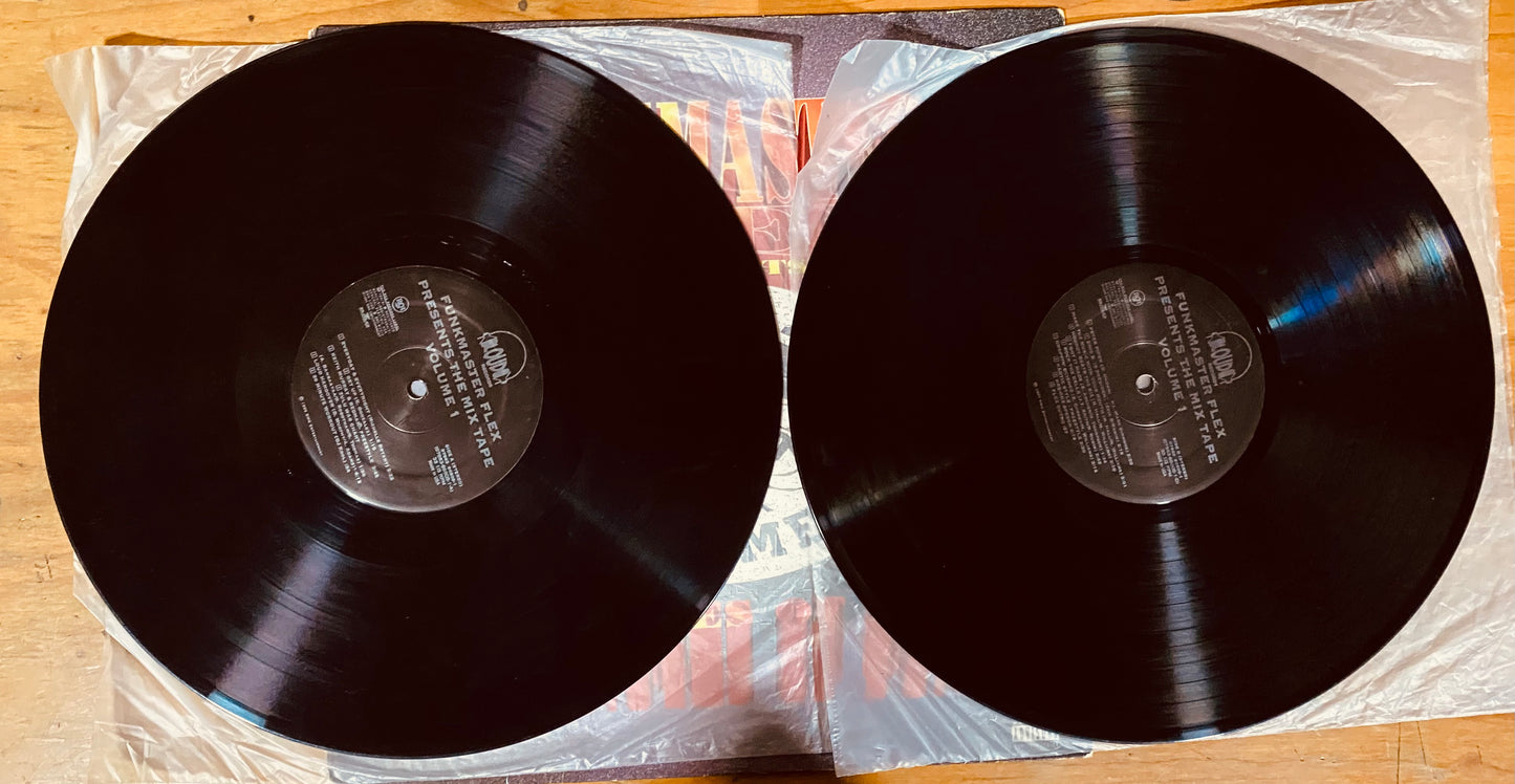 OG US - Funkmaster Flex - The Mix Tape Volume 1 (60 Minutes Of Funk) (2xLP, Mixed, Mixtape) CL