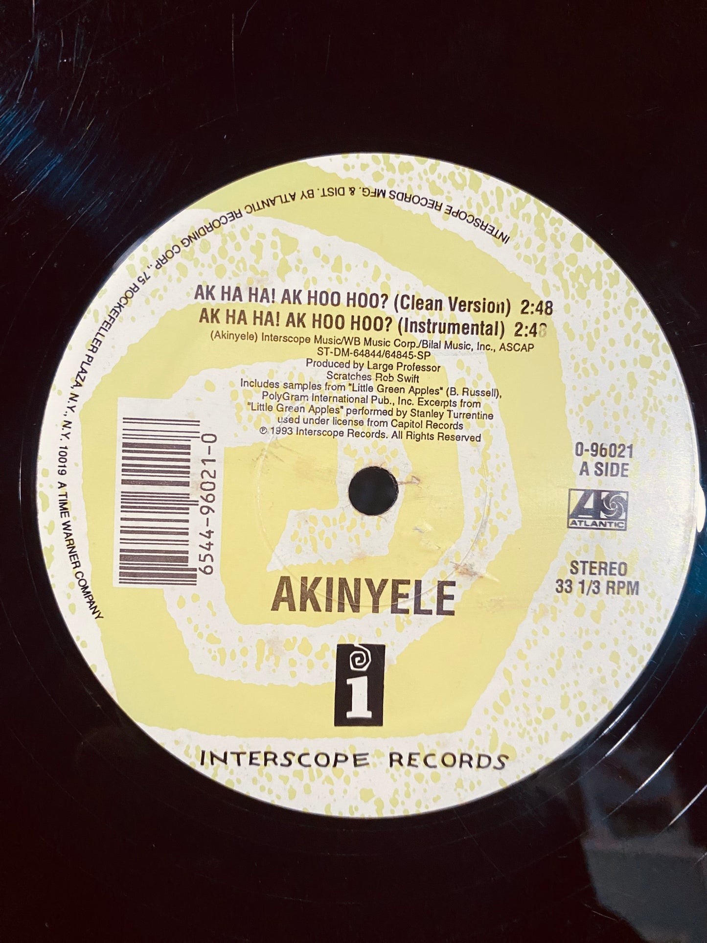 OG US - Akinyele - Ak Ha Ha! Ak Hoo Hoo? (12")