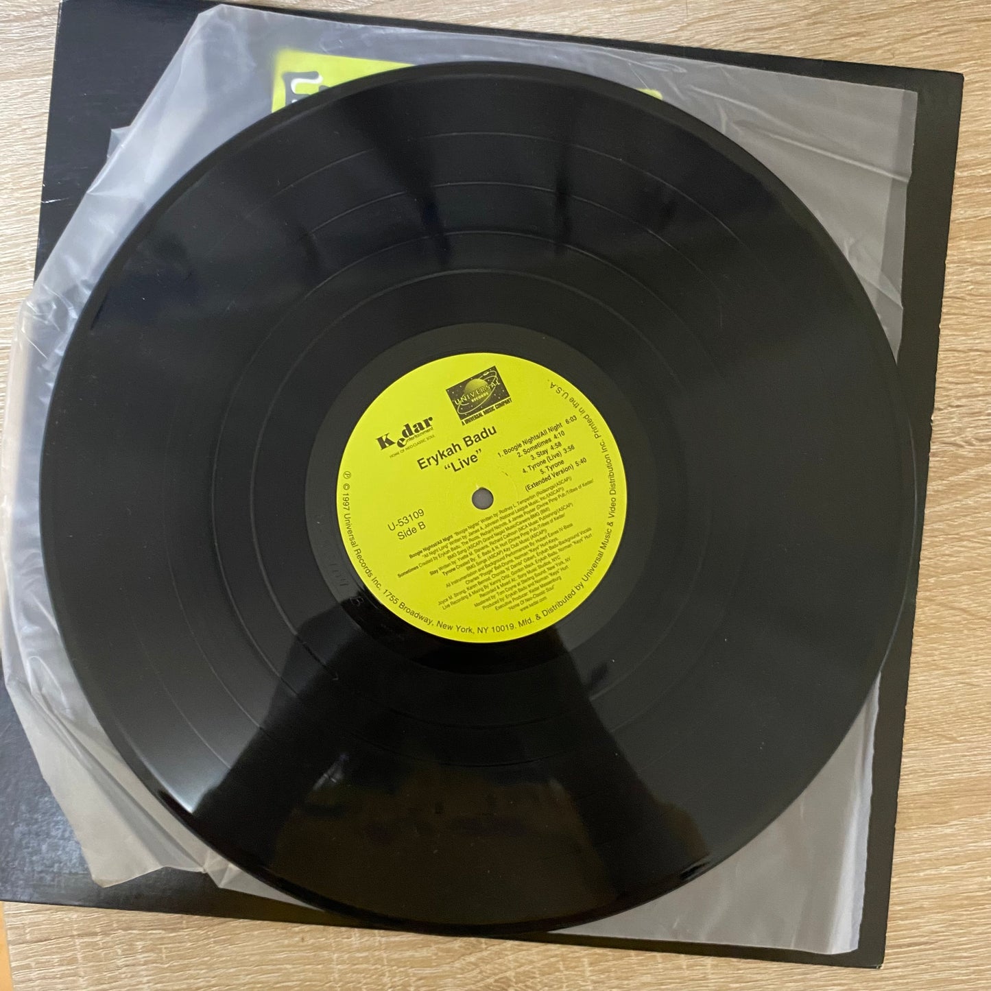 OG US - Erykah Badu - Live (LP, Album)