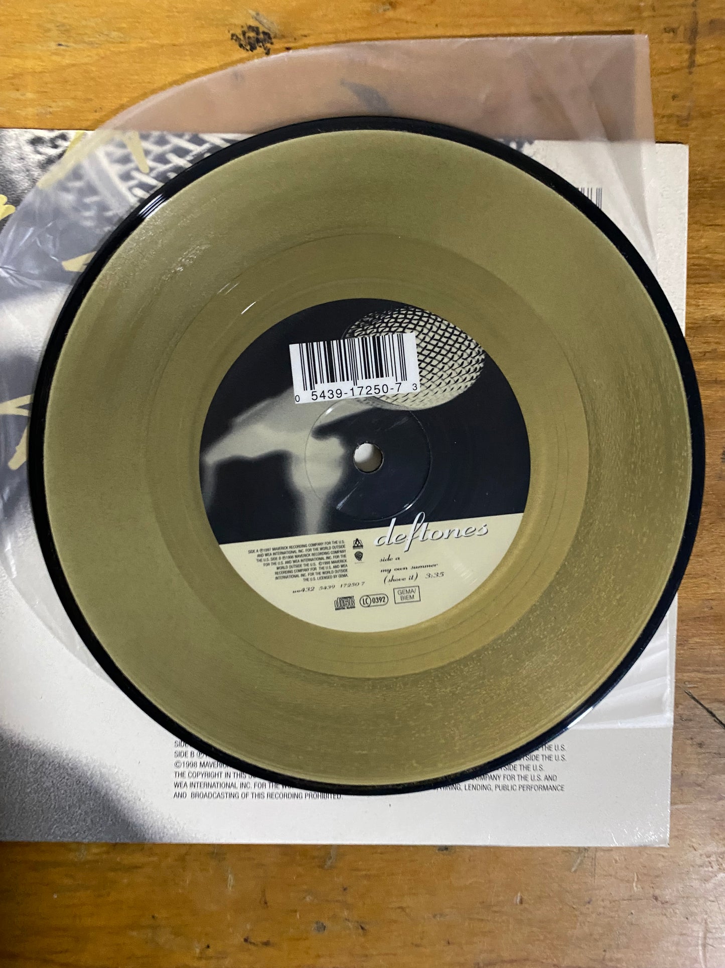 OG UK/EU - Deftones - My Own Summer (Shove It) (7", Pic, Gol)