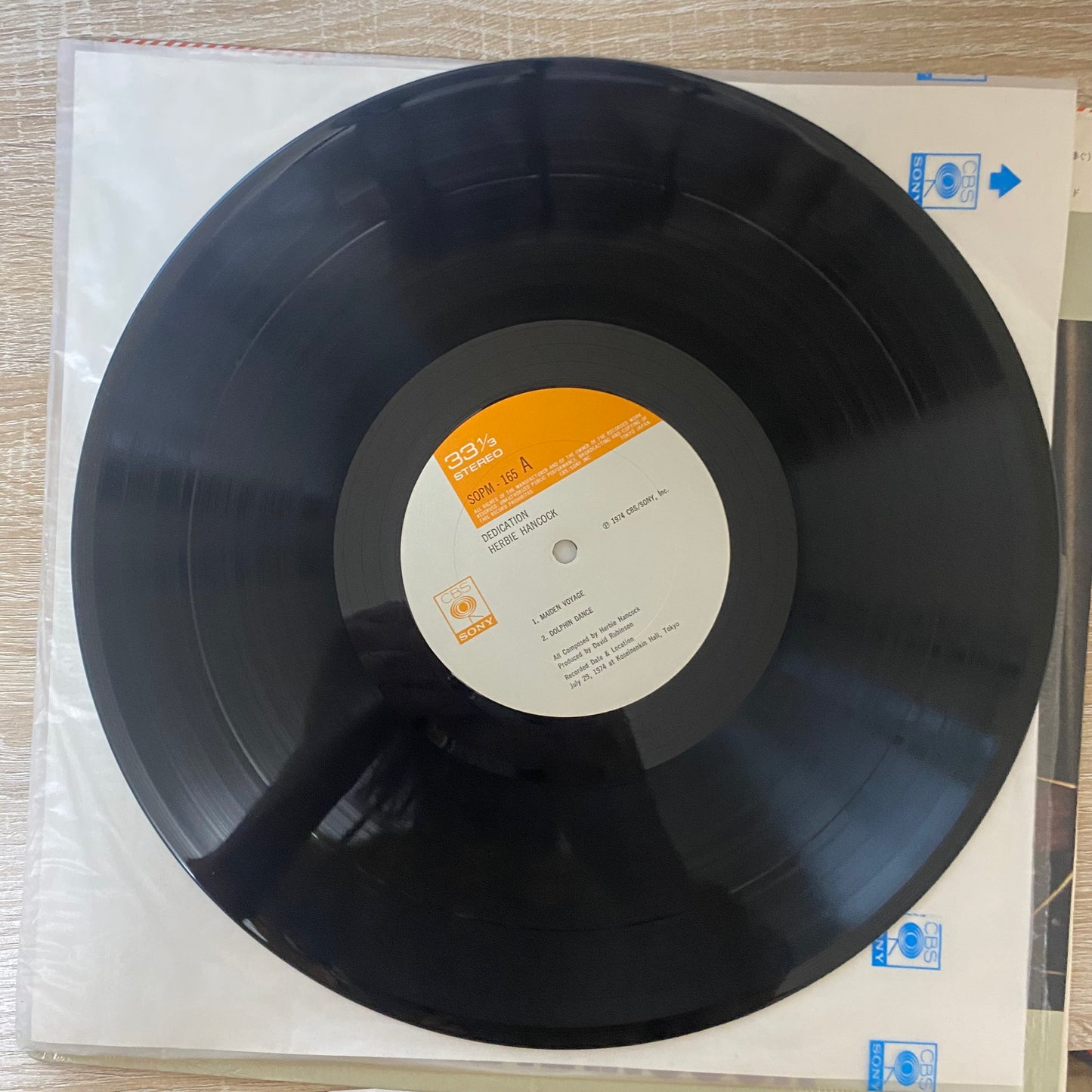 OG JP - Herbie Hancock = ハービー・ハンコック* - Dedication = デディケーション (LP, Album, Pos)