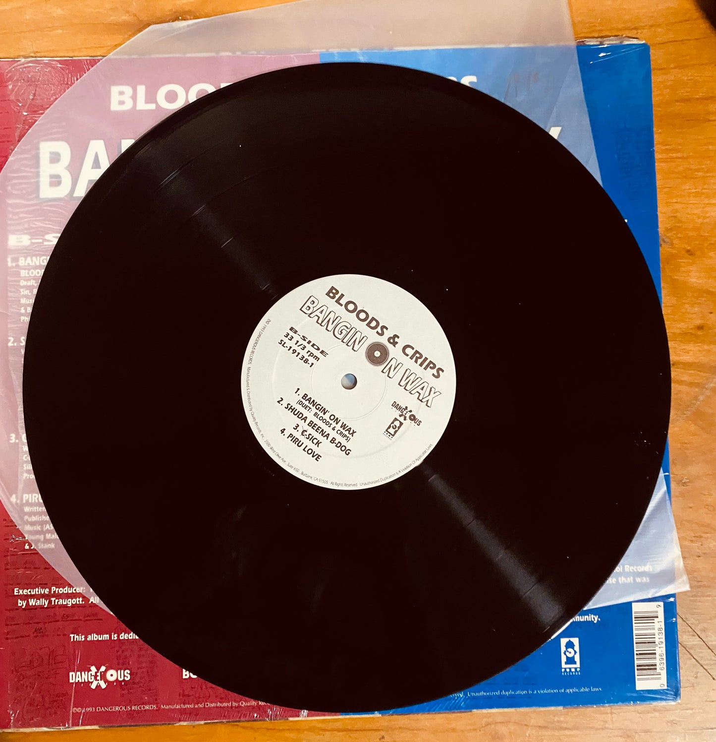 OG US - Bloods & Crips - Bangin On Wax (LP, Album) CL