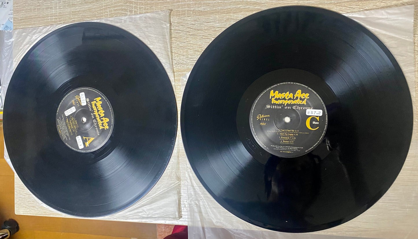 OG US - Masta Ace Incorporated - Sittin' On Chrome (2xLP, Album, Gat)