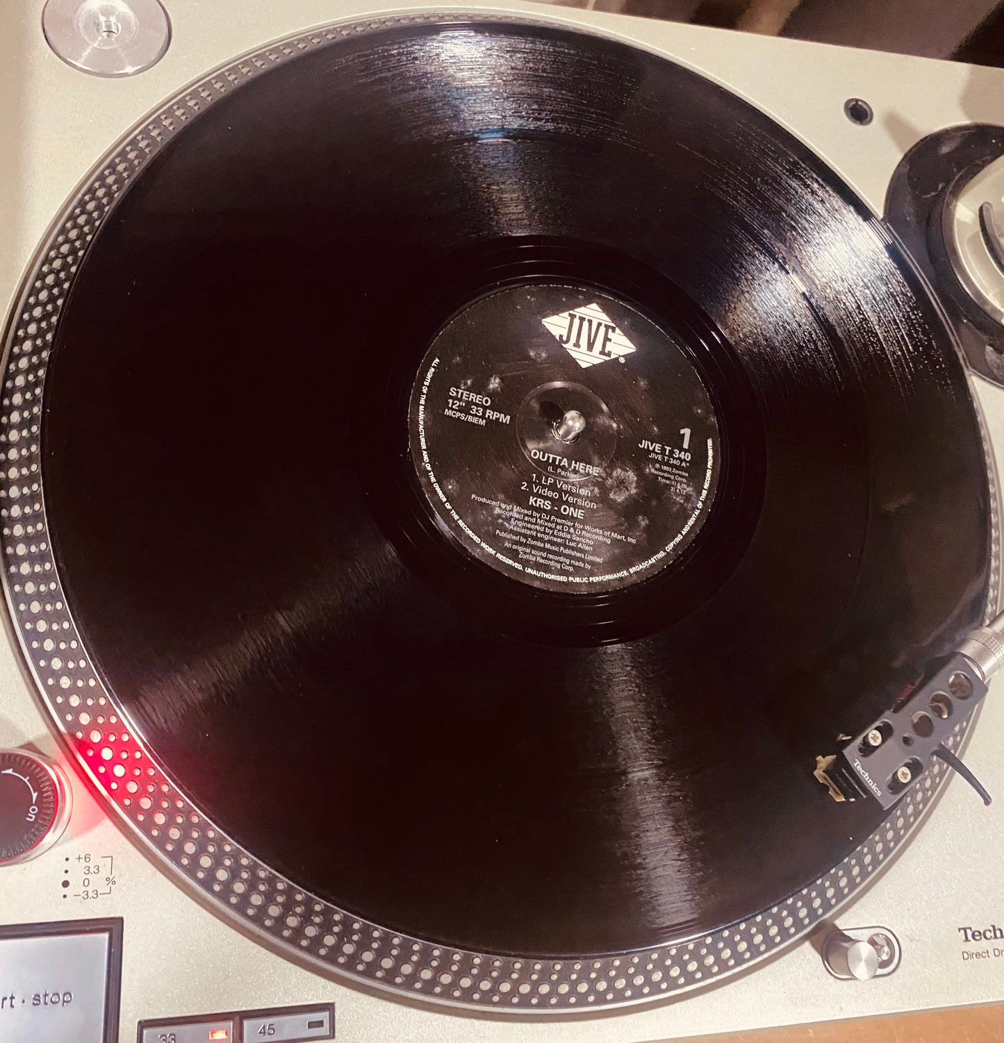 OG EU - KRS-One - Outta Here (12")