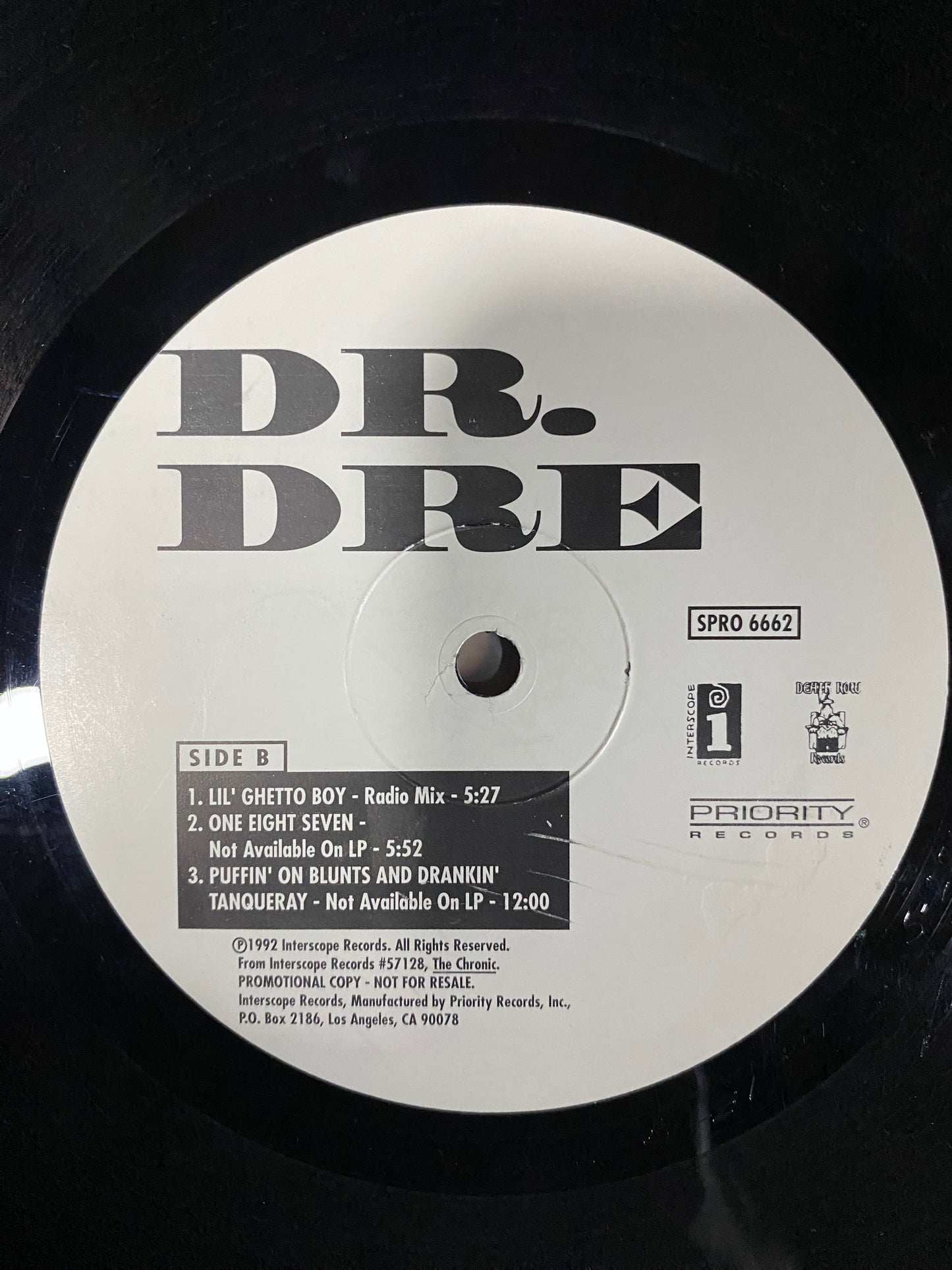 OG US - Dr. Dre - Dre Day (12", Single, Promo)
