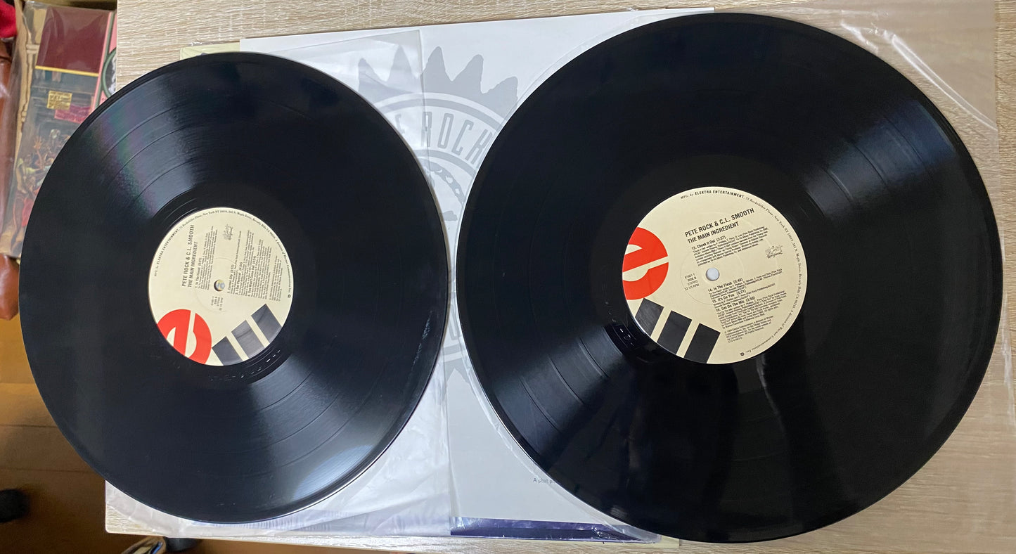 OG US - Pete Rock & C.L. Smooth - The Main Ingredient (2xLP, Album)