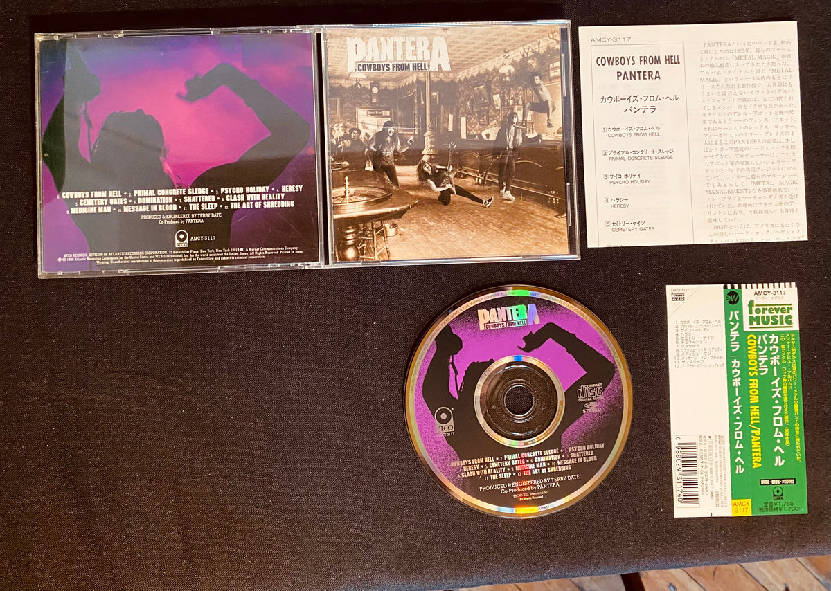 Pantera - Cowboys From Hell (CD, Album, RE)