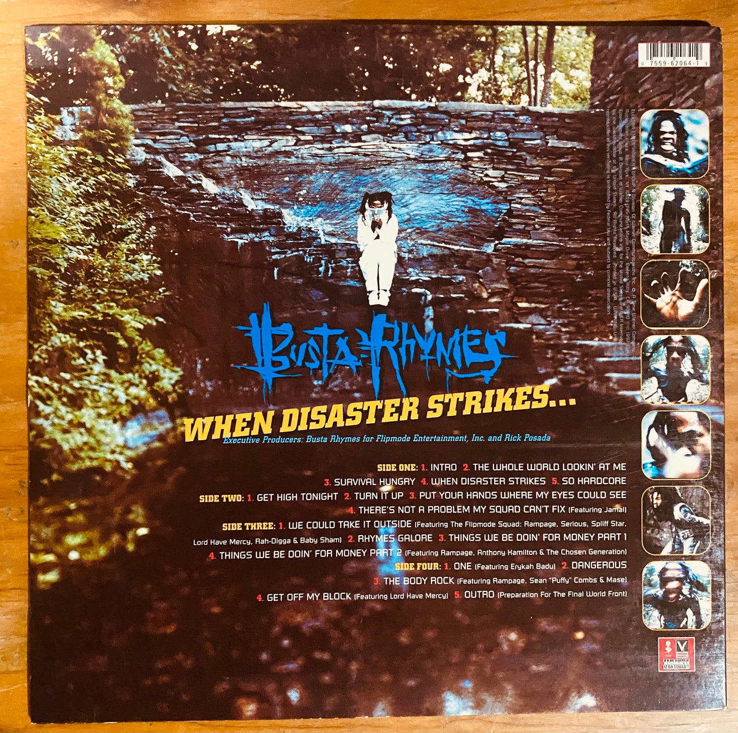 OG US - Busta Rhymes - When Disaster Strikes... (2xLP, Album) CL