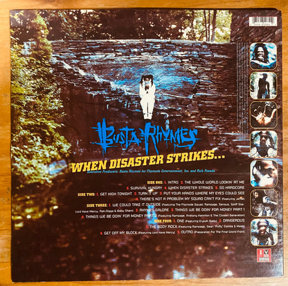 OG US - Busta Rhymes - When Disaster Strikes... (2xLP, Album) CL