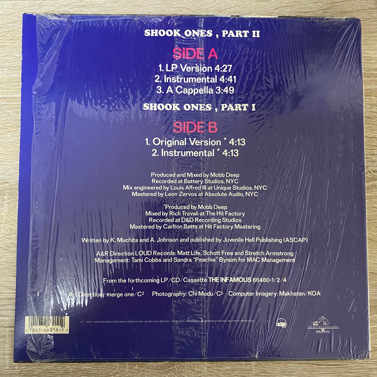 OG US - Mobb Deep - Shook Ones Part II (12")