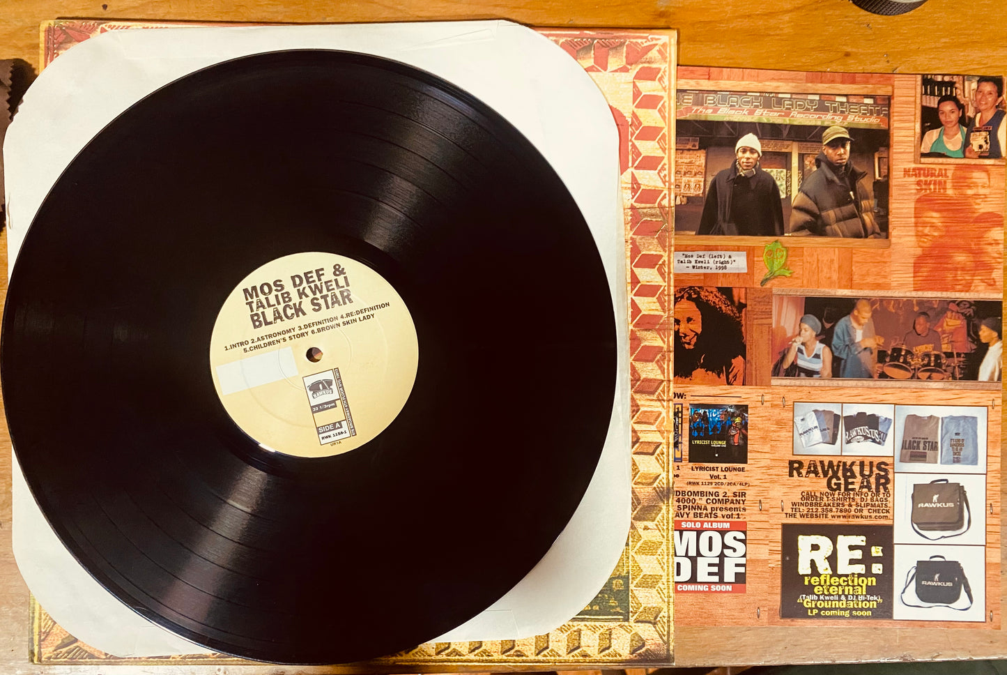 OG US - Black Star - Mos Def & Talib Kweli Are Black Star (LP, Album) CL