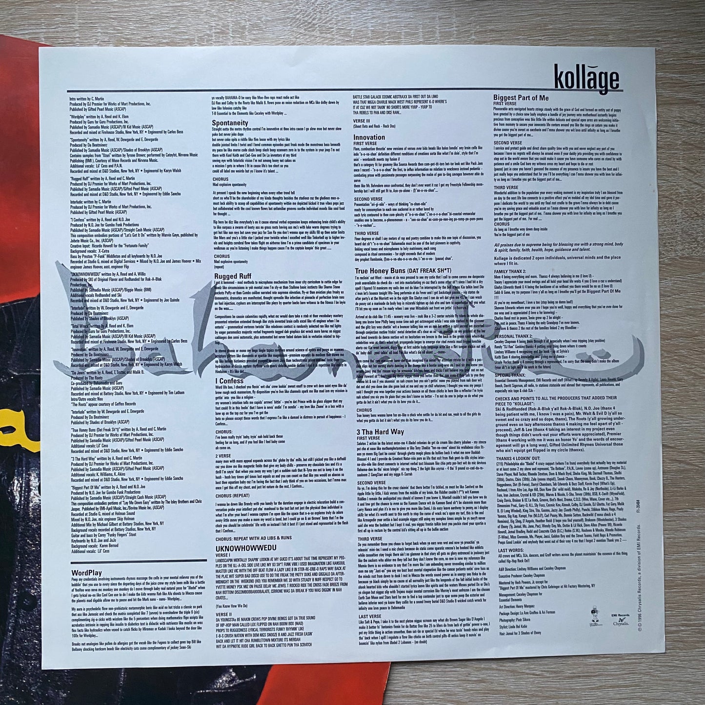 OG US - Bahamadia - Kollage (LP, Album)