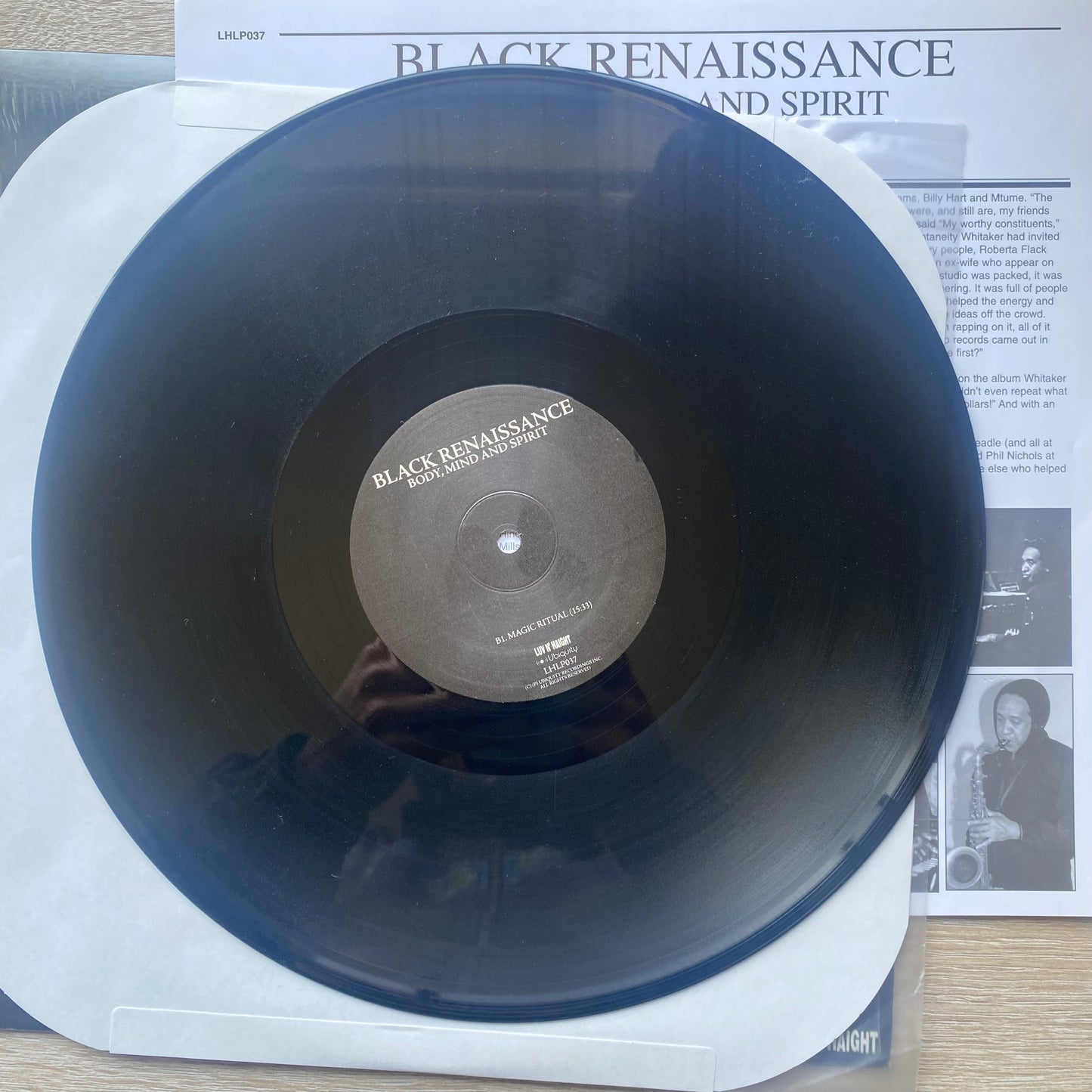 Black Renaissance - Body, Mind And Spirit (LP, Album, RE, RP)
