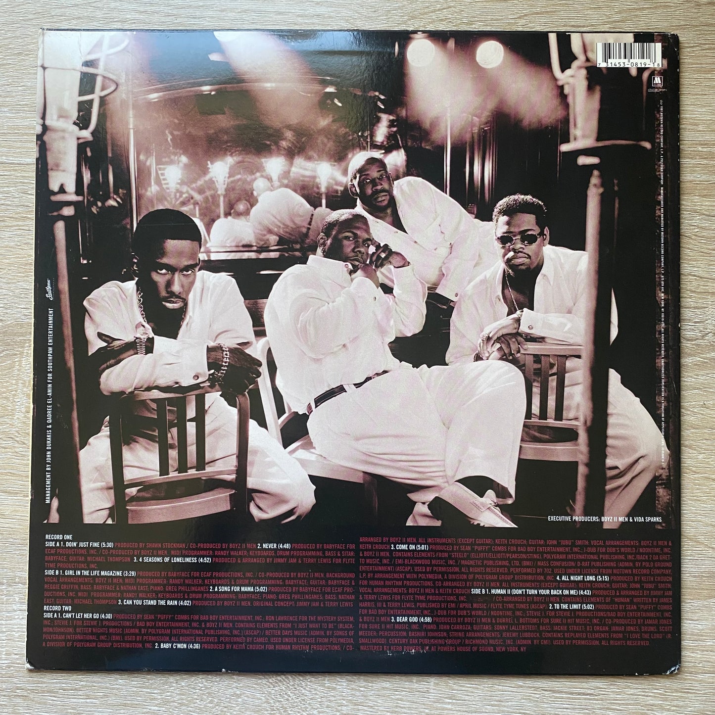 OG US - Boyz II Men - Evolution (2xLP, Album)