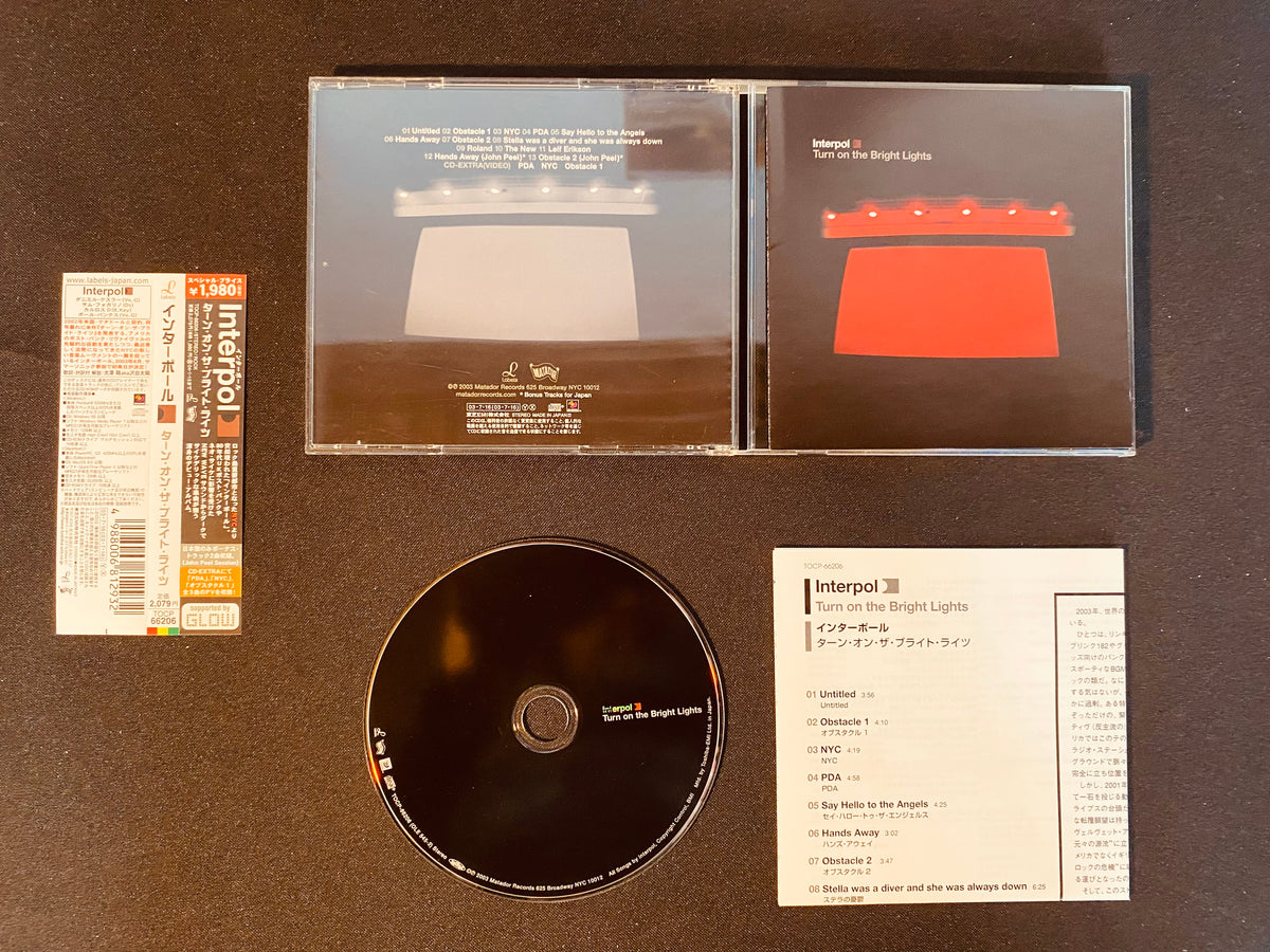 Interpol - Turn On The Bright Lights (CD, Album, Enh, RE)