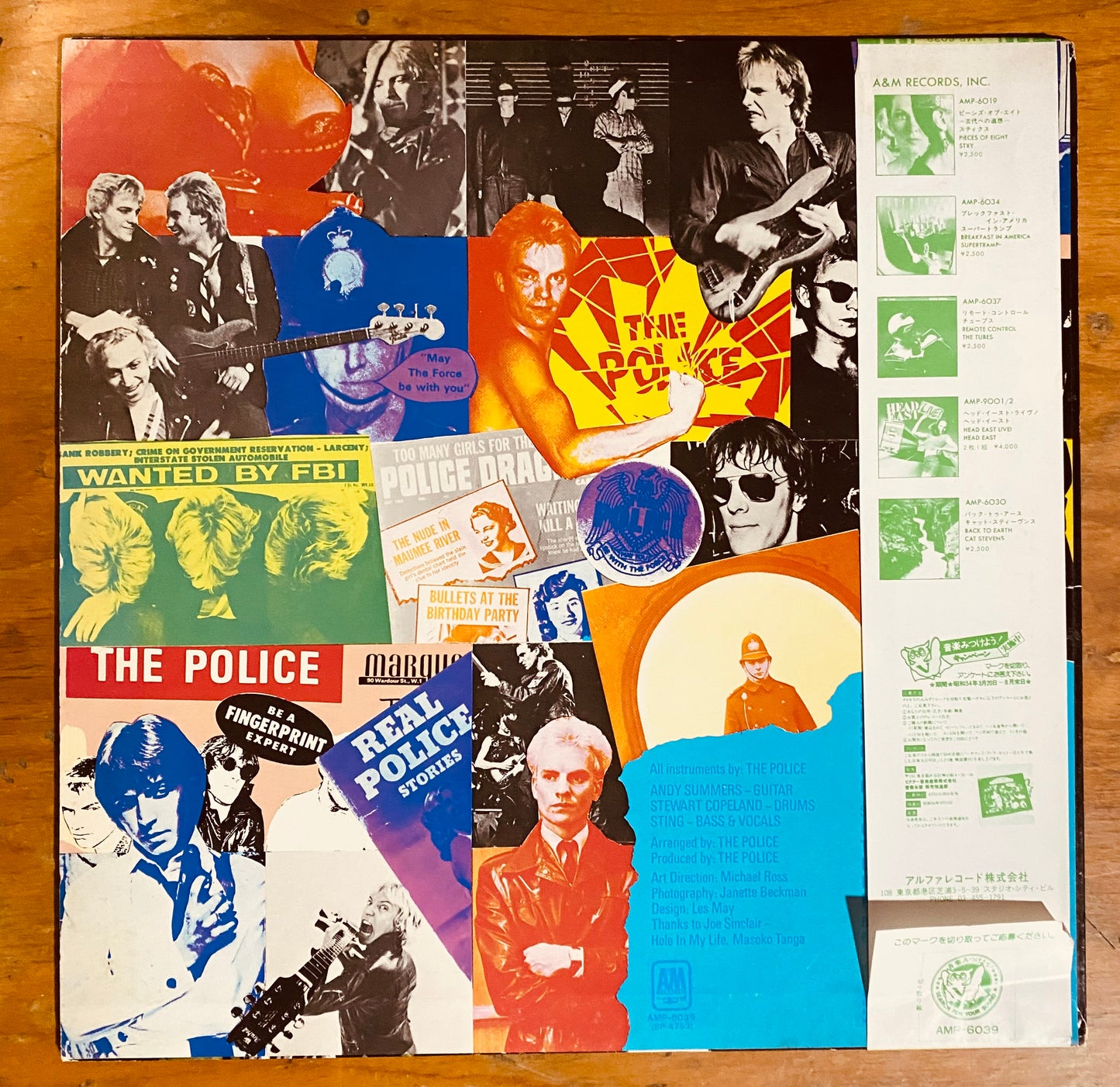OG JAPON - The Police - Outlandos D'Amour (LP, Album, Blu) CL