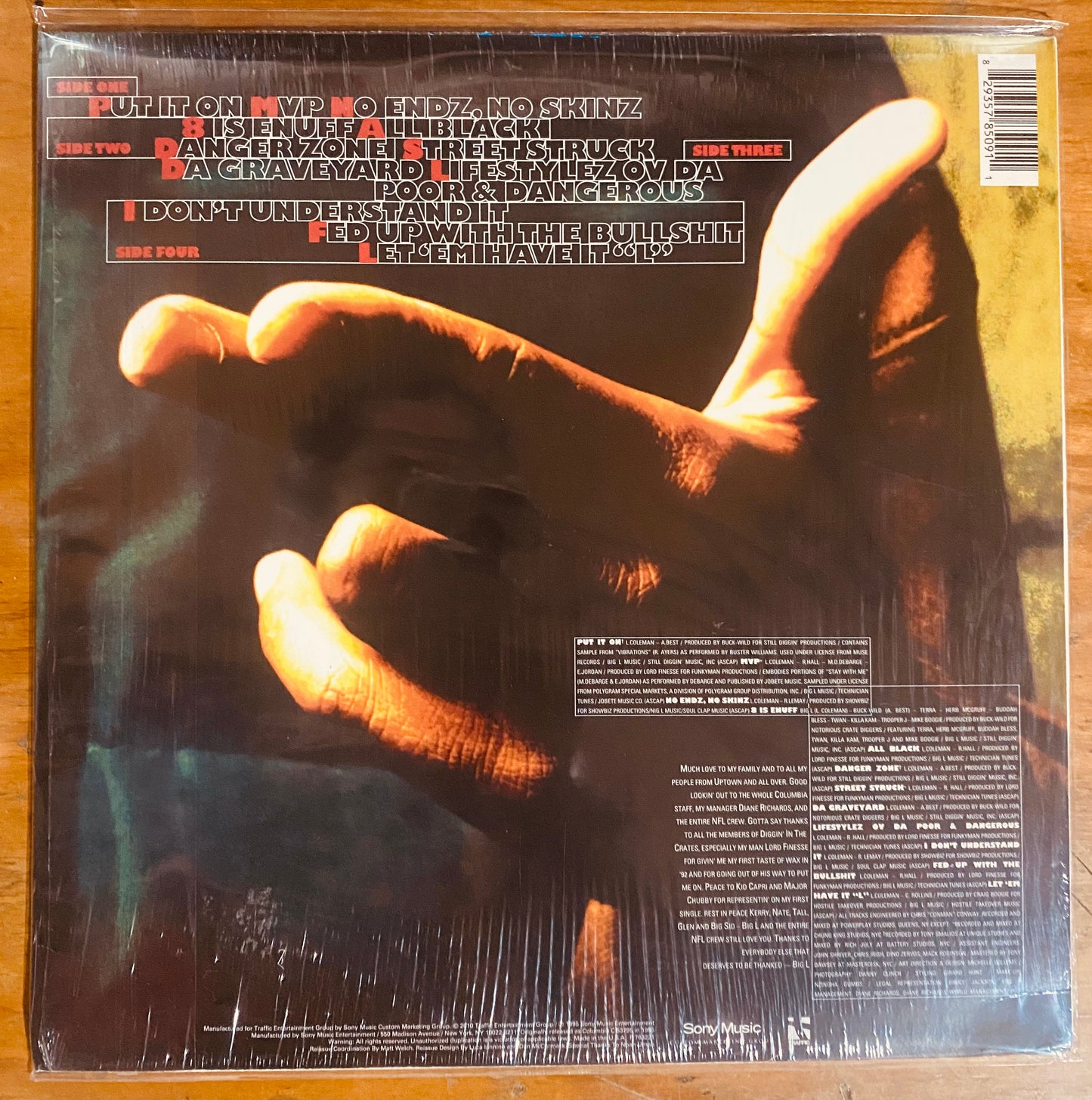 US PRESS - Big L - Lifestylez Ov Da Poor & Dangerous (2xLP, Album, RE, RM) CL