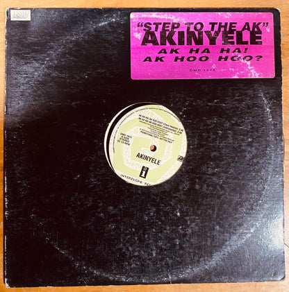 OG US PROMO- Akinyele - Ak Ha Ha! Ak Hoo Hoo? (12", Promo)