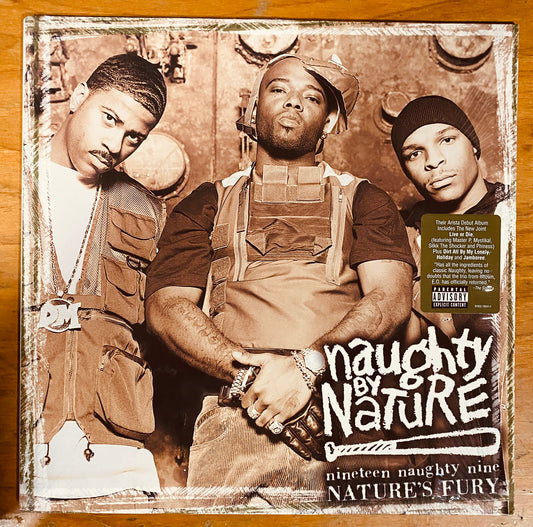 OG US - Naughty By Nature - Nineteen Naughty Nine - Nature's Fury (2xLP, Album) CL