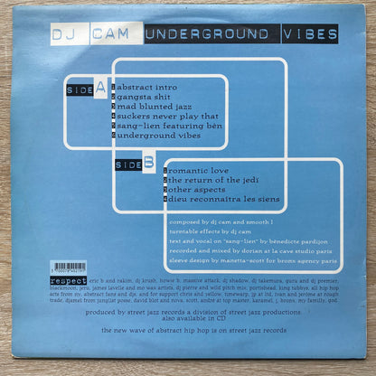 DJ Cam - Underground Vibes (LP, Album, RE)