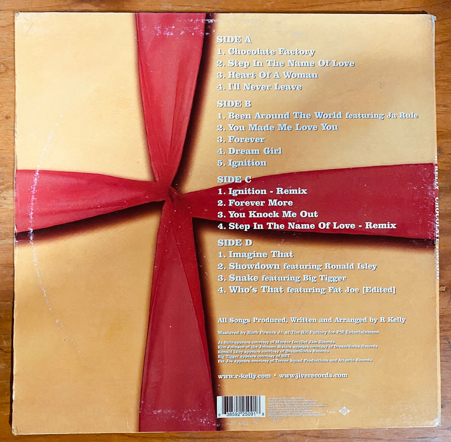 OG EU - R. Kelly - Chocolate Factory (2xLP, Album) CL